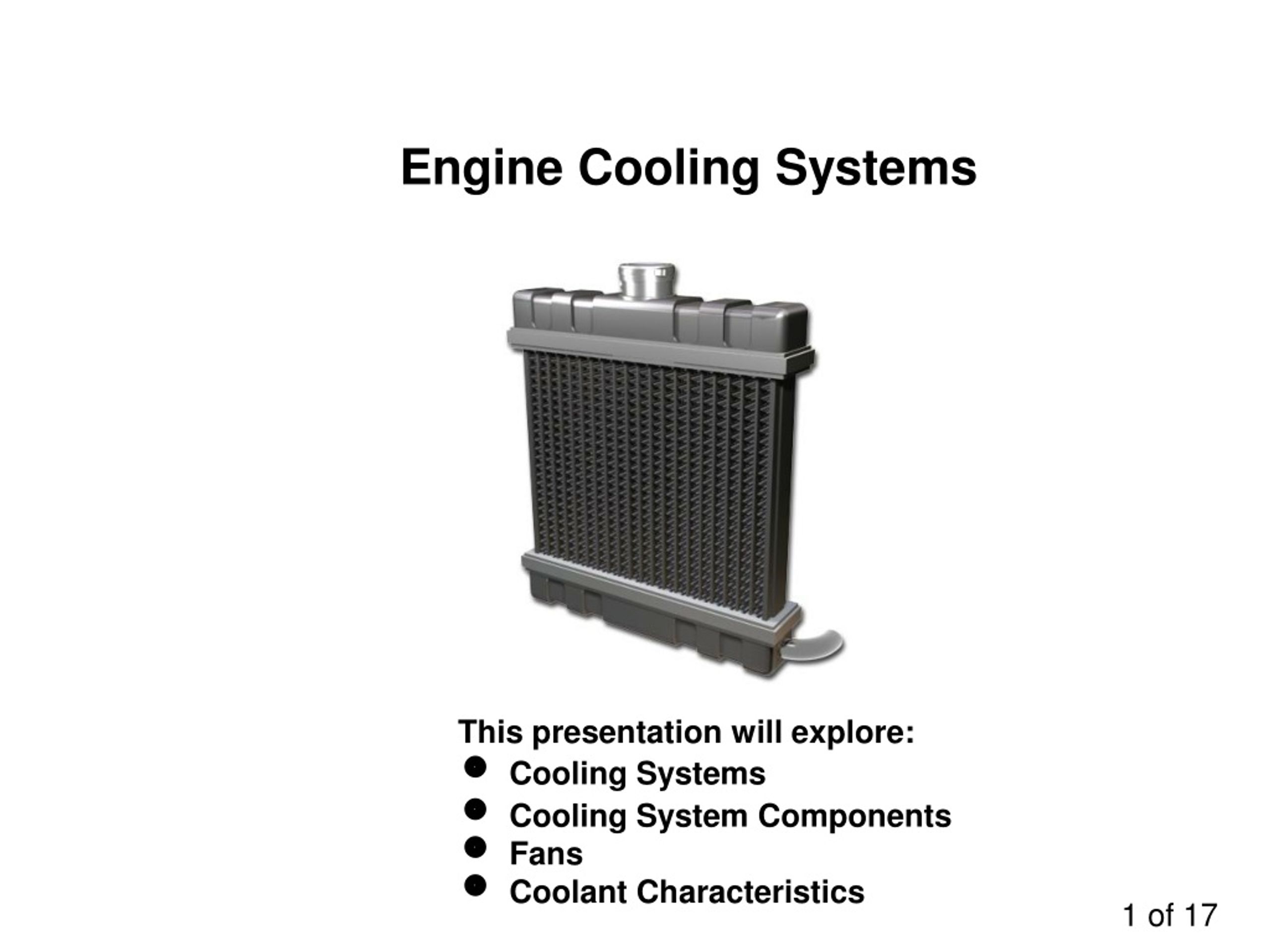 PPT Engine Cooling Systems PowerPoint Presentation, free download ID8863808