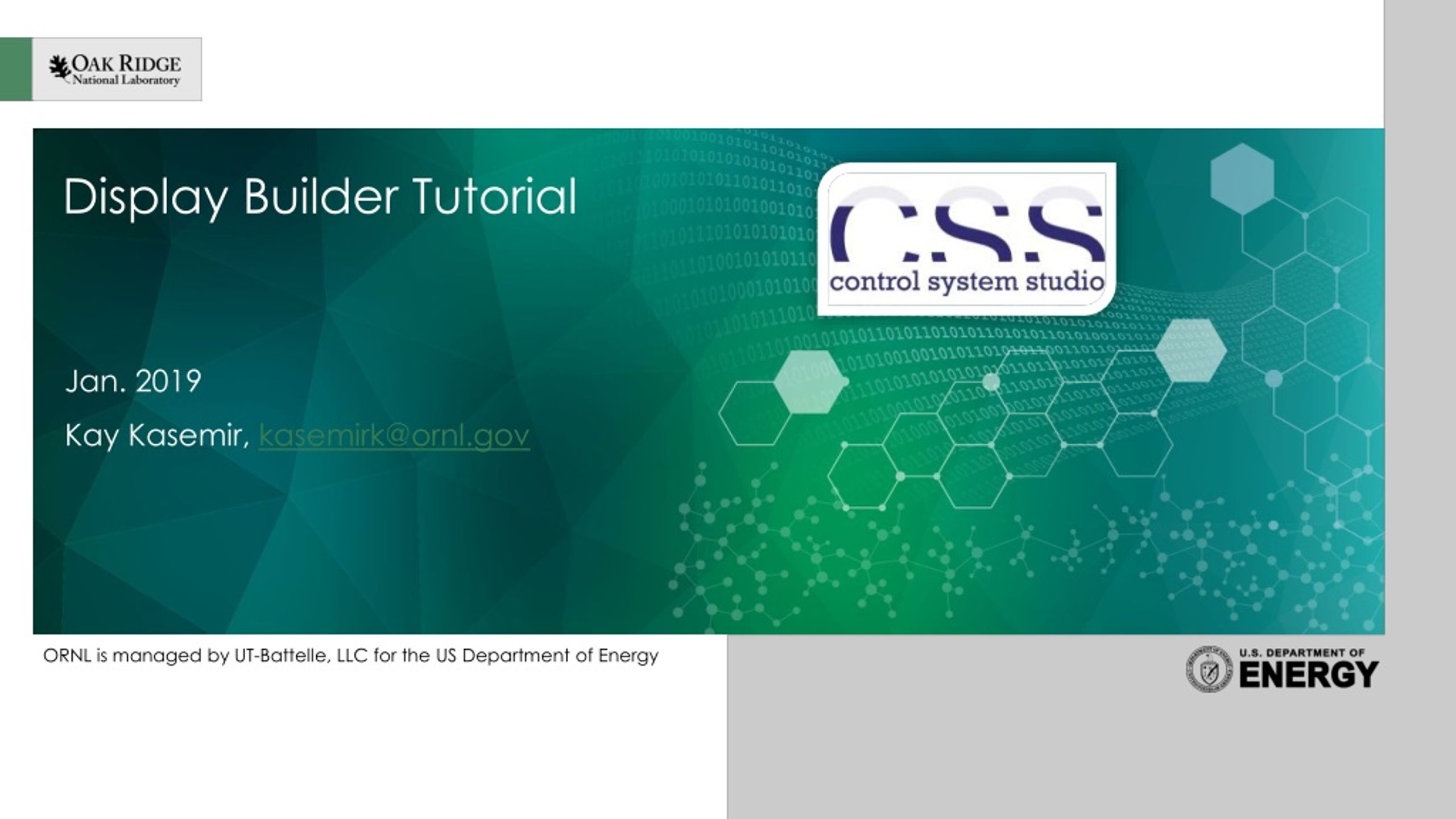 PPT Display Builder Tutorial PowerPoint Presentation, free download ID8872630