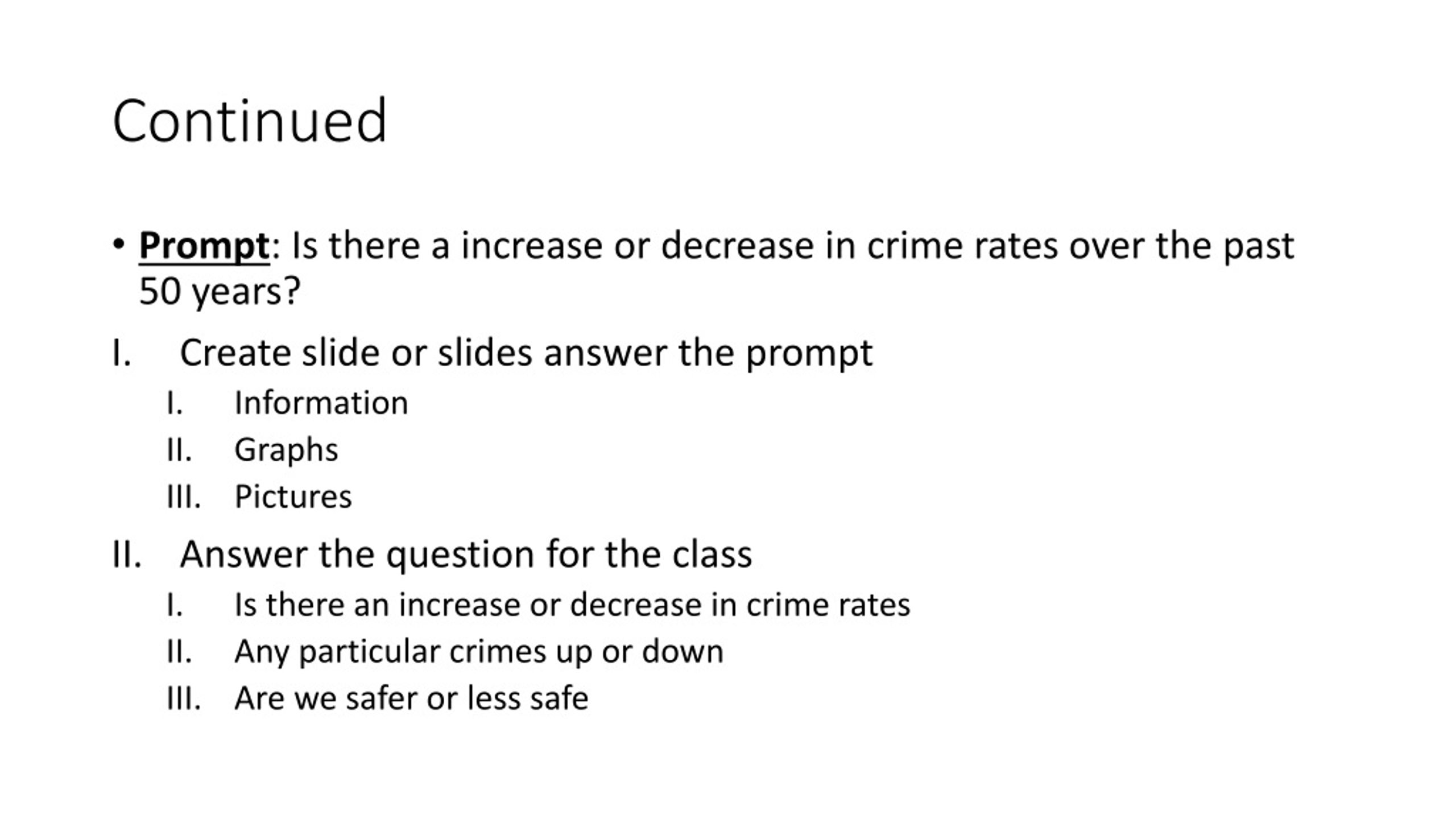 PPT Types of Crime and Trends PowerPoint Presentation, free download