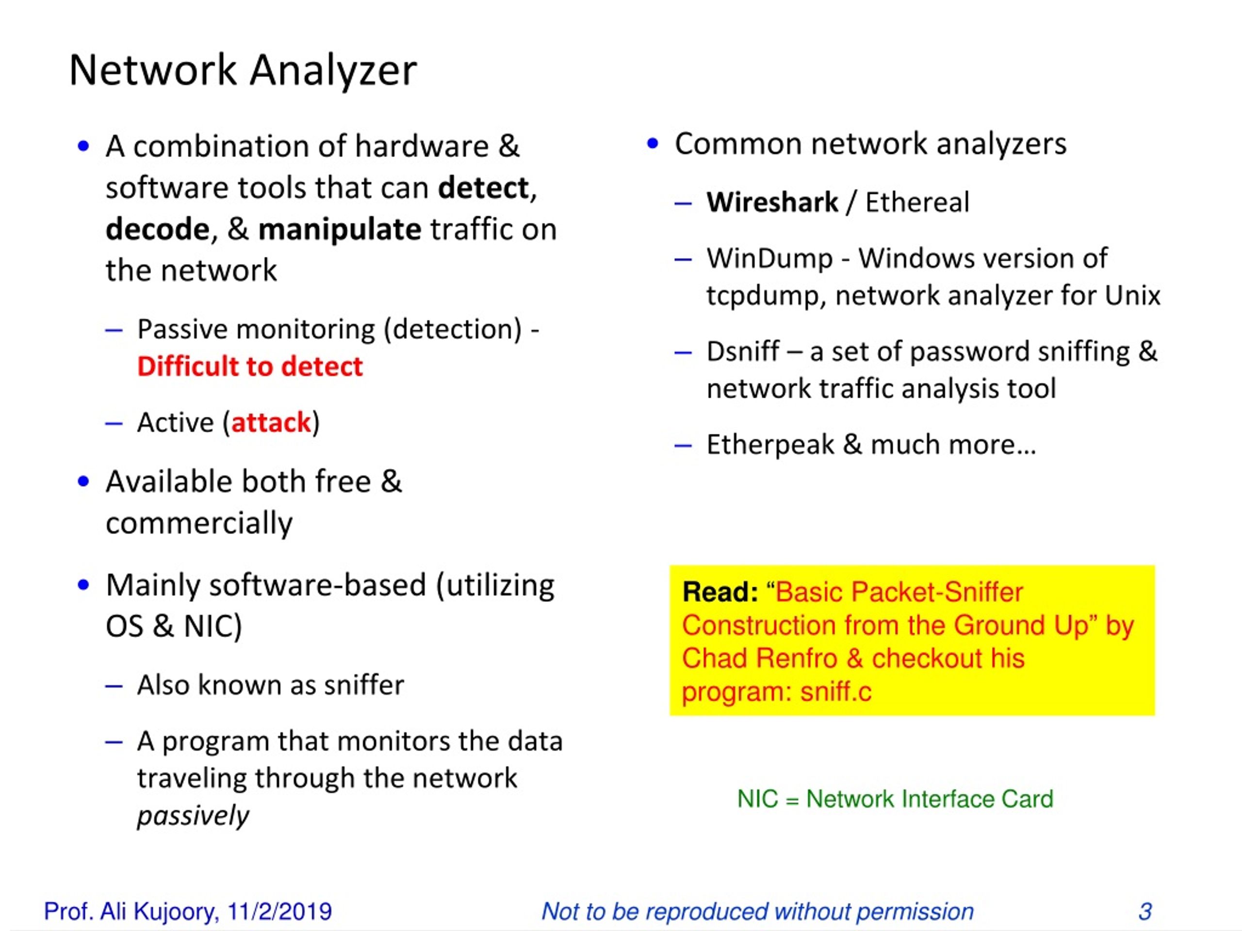 PPT Network Analysis & Sniffing PowerPoint Presentation, free