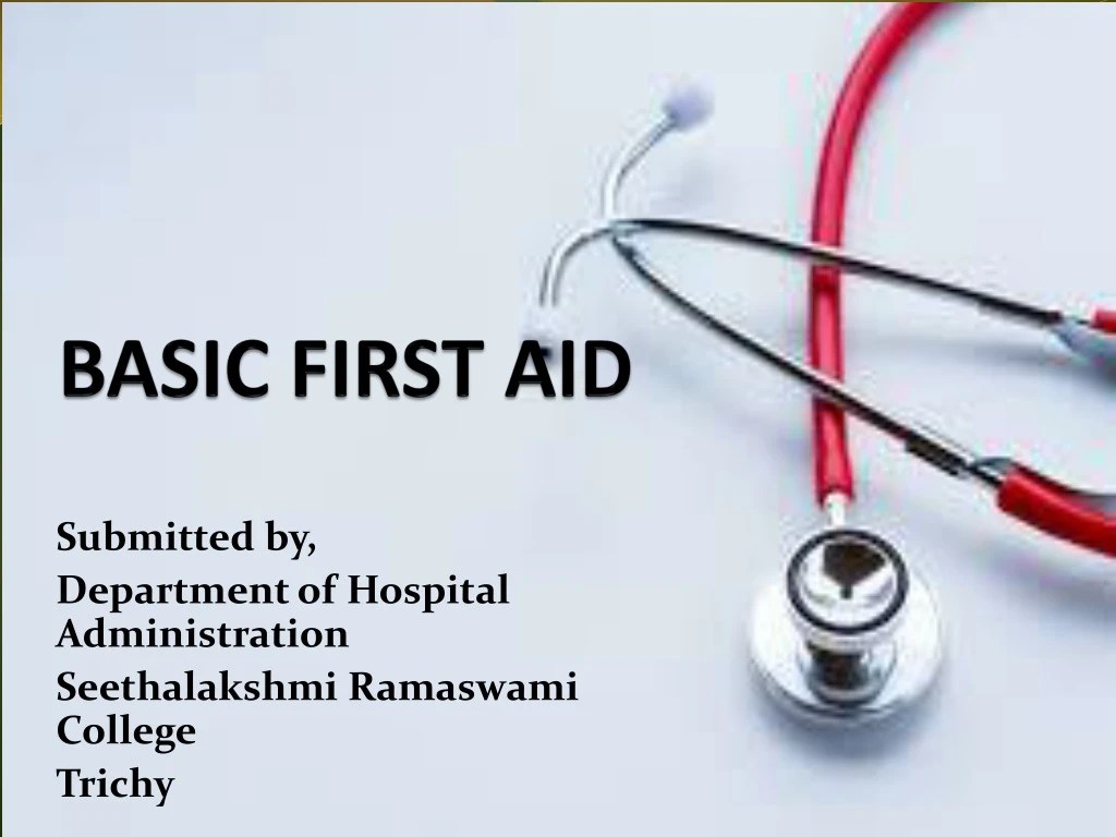 PPT BASIC FIRST AID PowerPoint Presentation, free download ID8880990