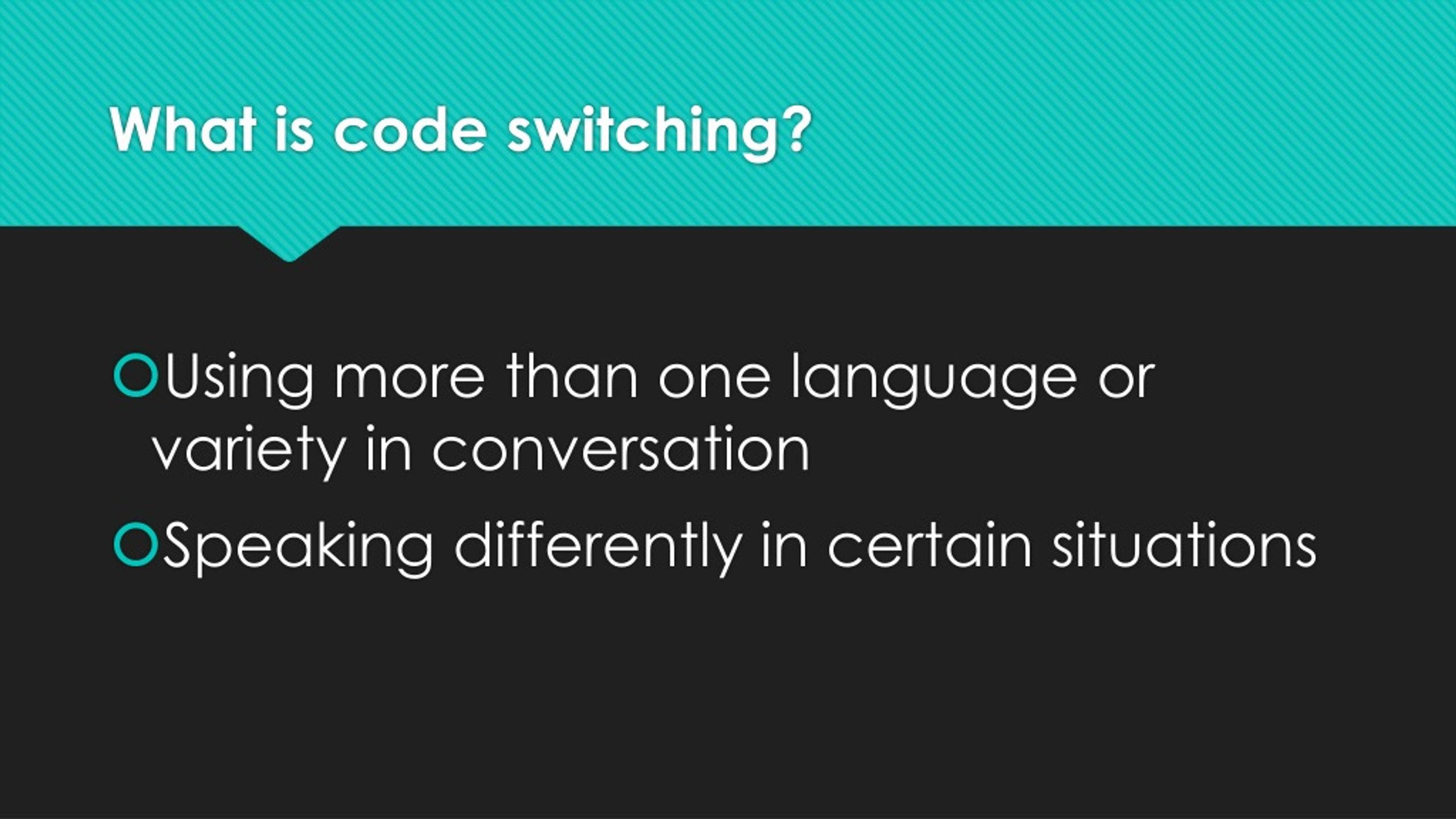 PPT Code Switching 101 PowerPoint Presentation, free download ID