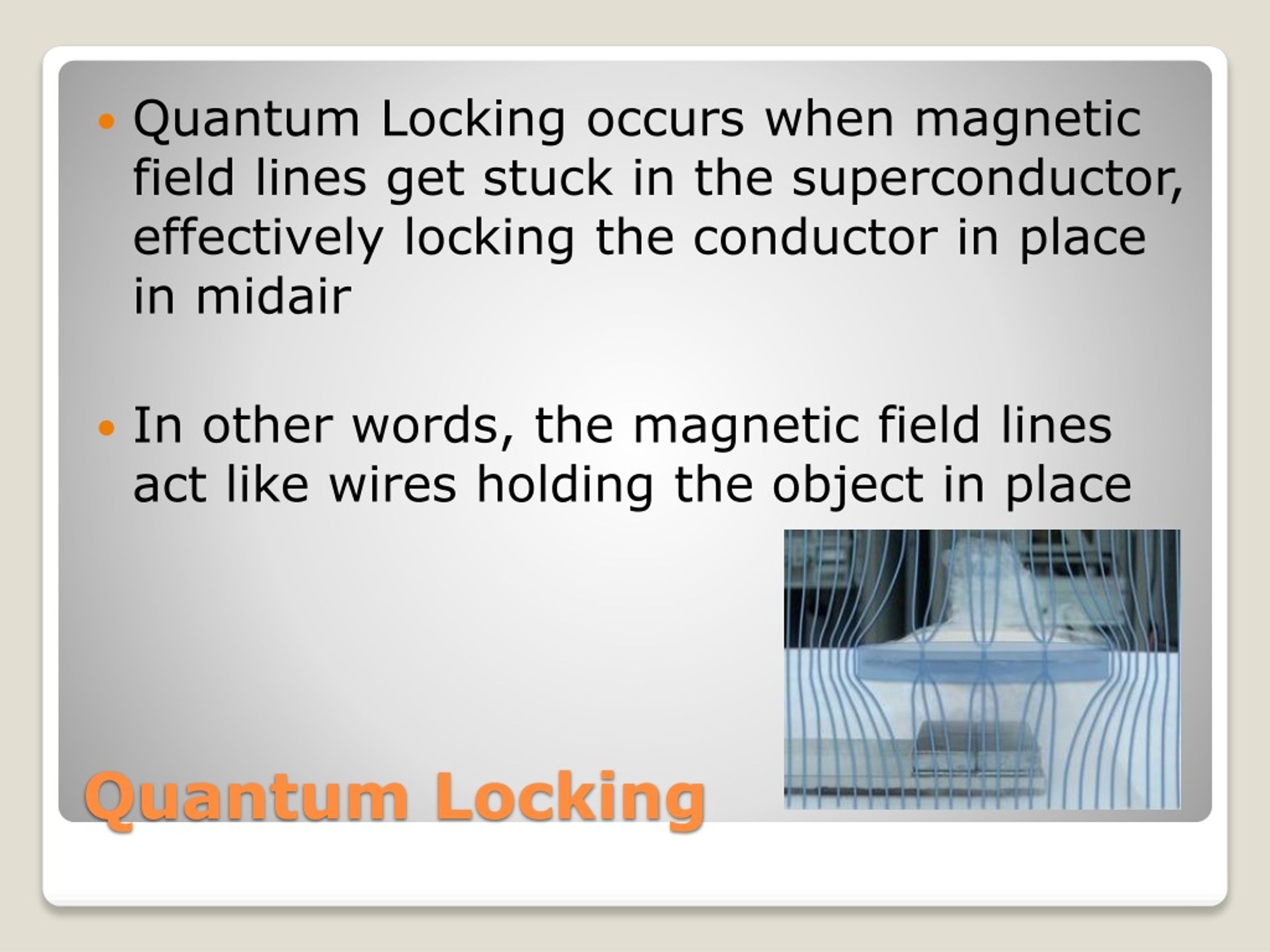 PPT Quantum Levitation PowerPoint Presentation, free download ID8883887