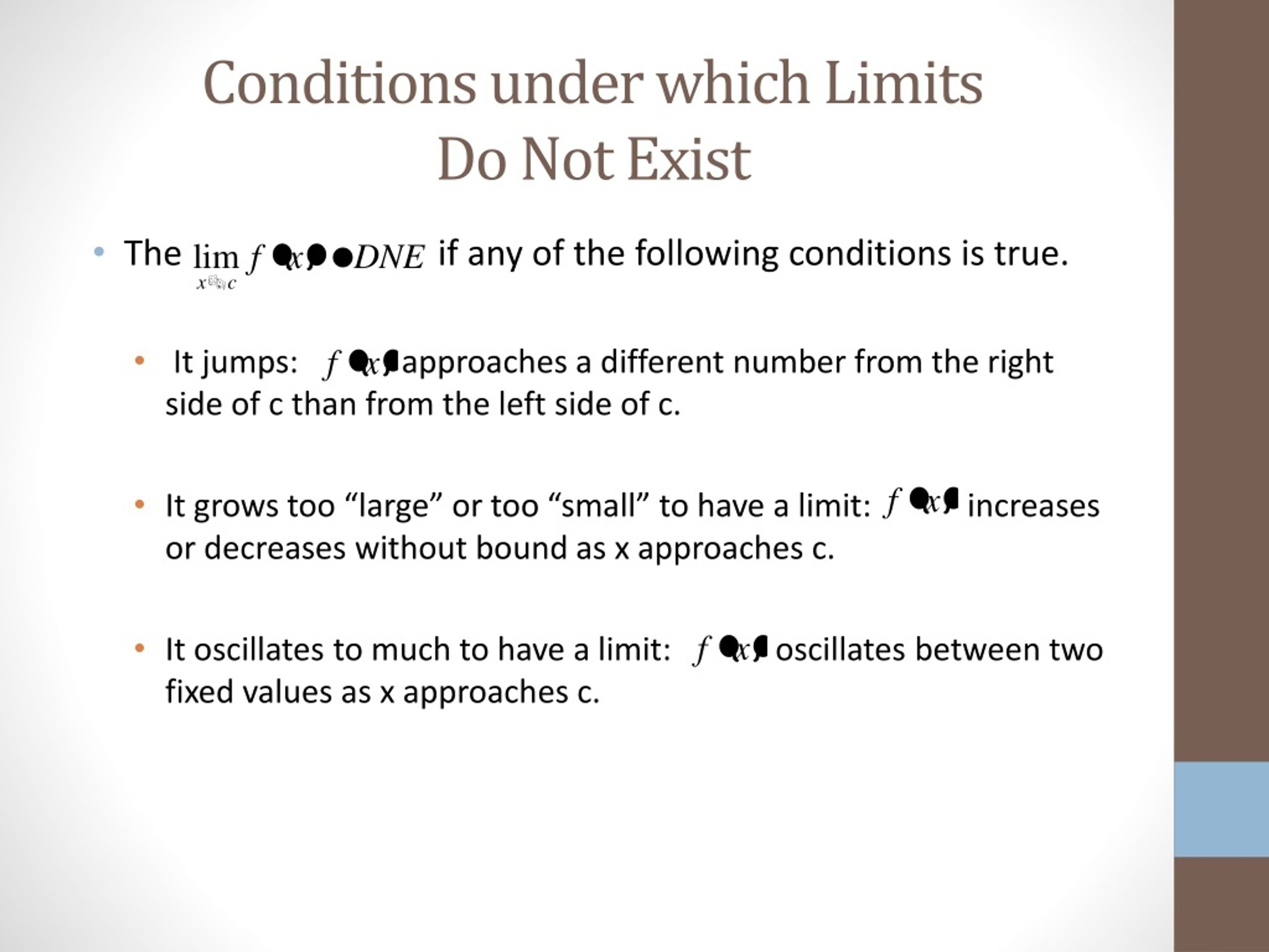 PPT Introduction to Limits PowerPoint Presentation, free download