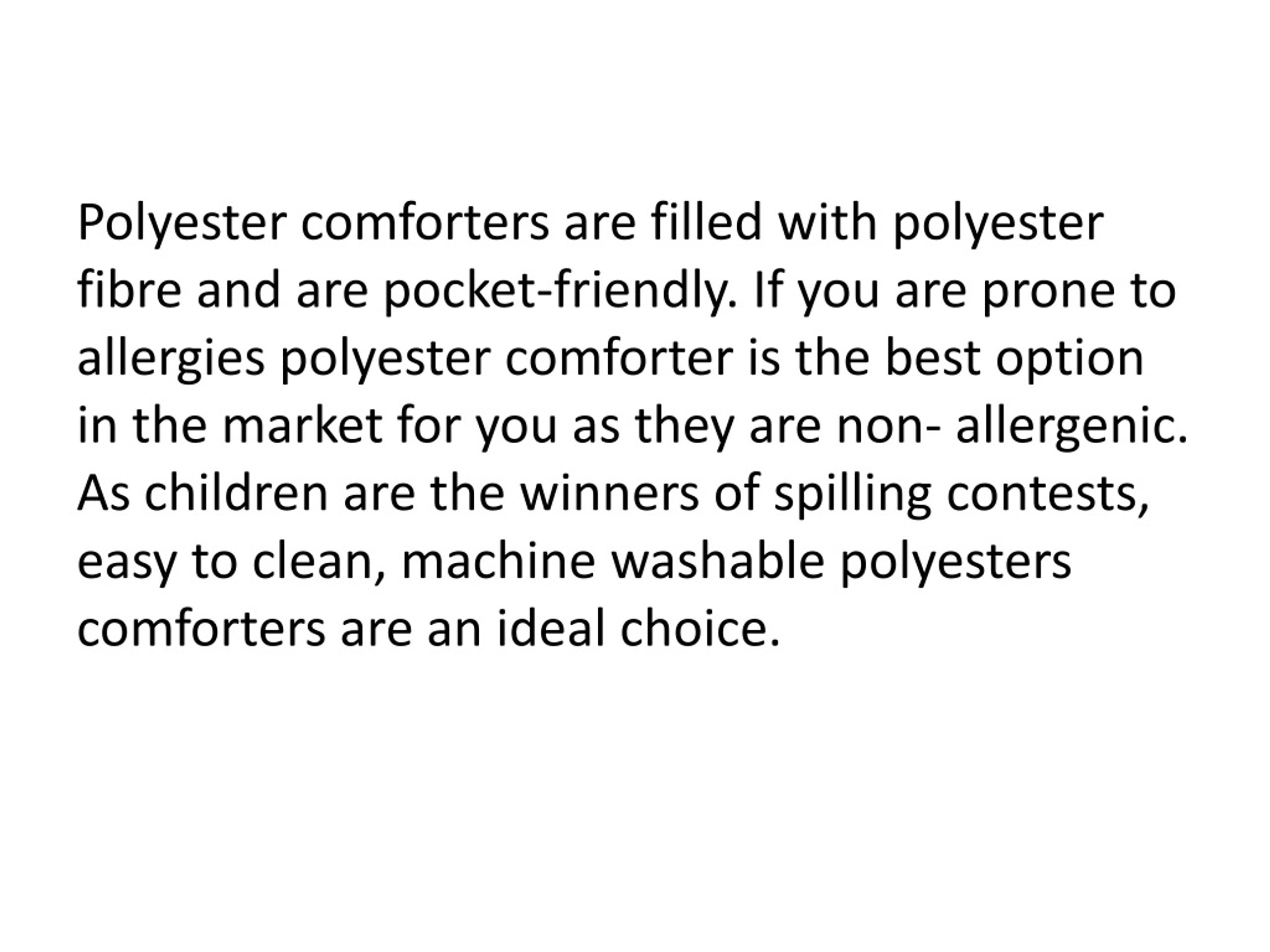 PPT How comfortable is your Comforter PowerPoint Presentation, free