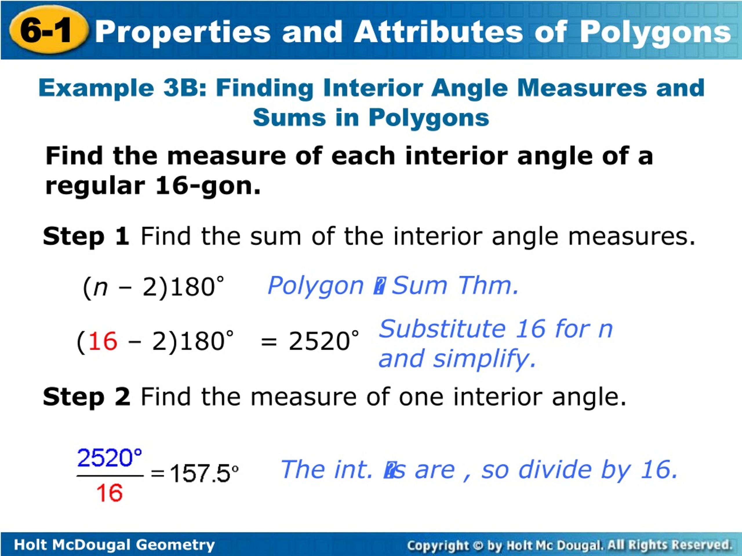 PPT Find and use the measures of interior and exterior angles of