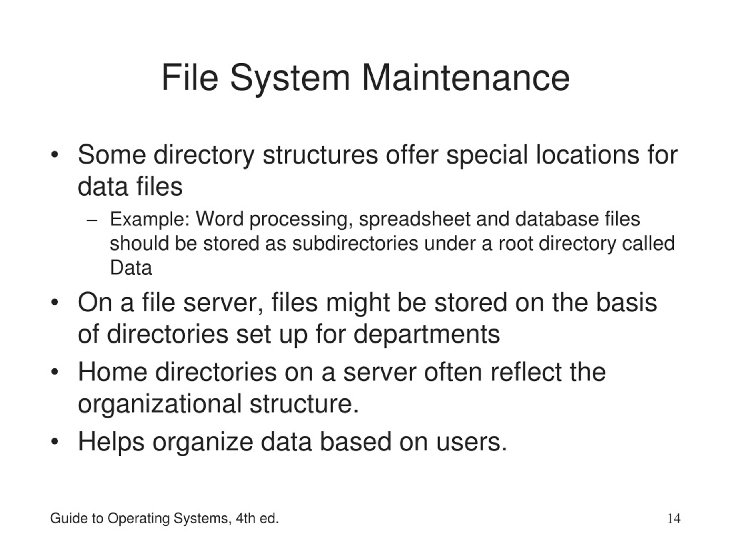 PPT Guide to Operating Systems, 4 th ed. PowerPoint Presentation