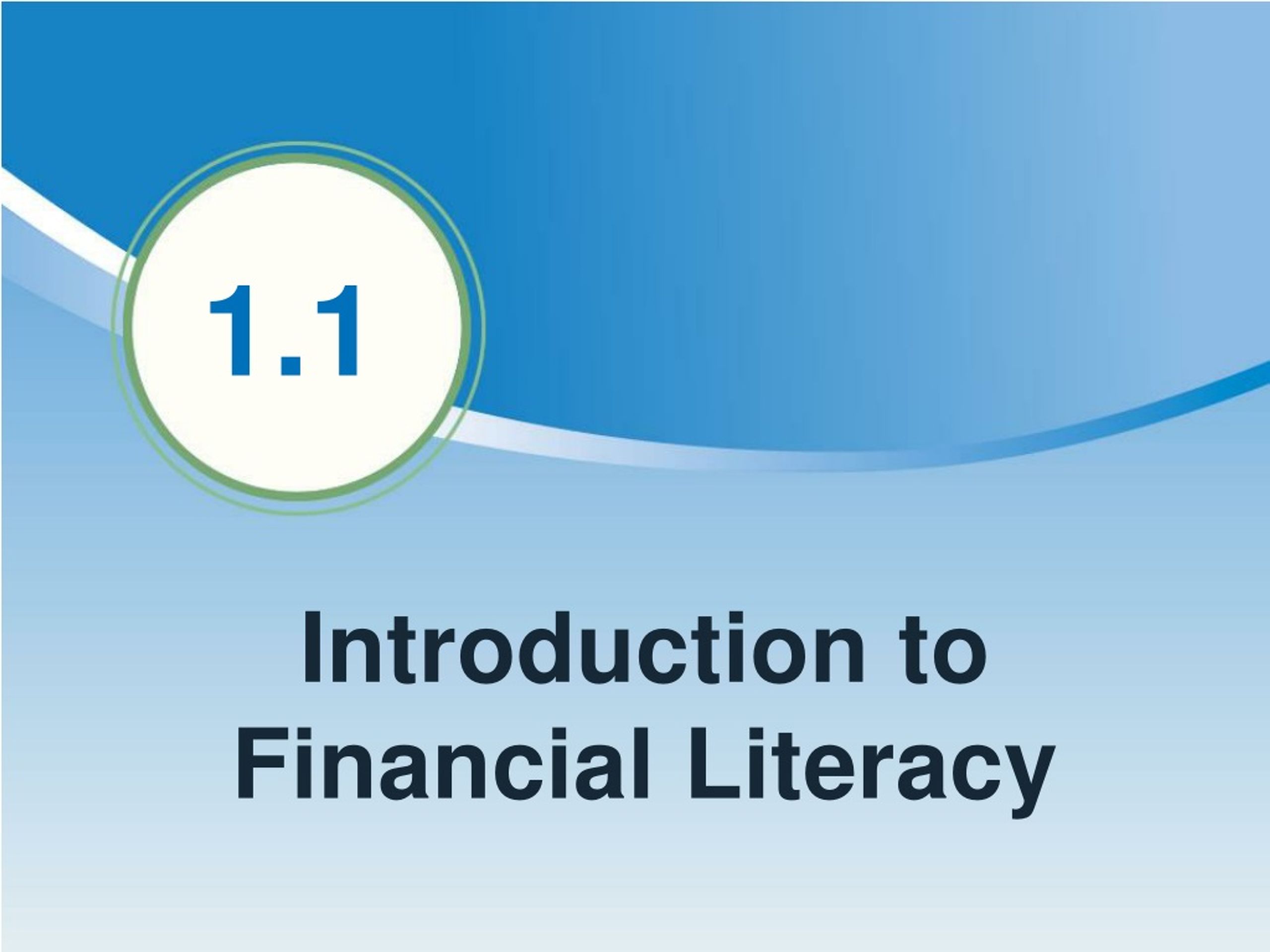 PPT Financial Literacy Basics PowerPoint Presentation, free download