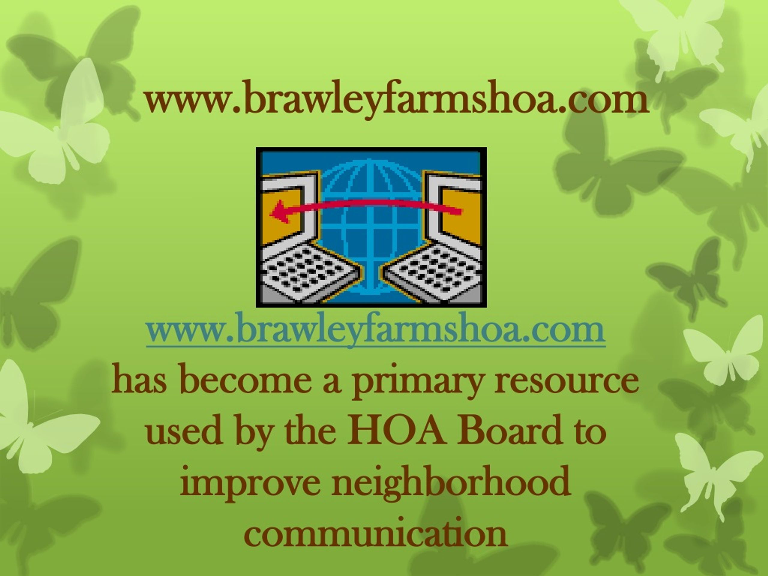 PPT BRAWLEY FARMS HOA PowerPoint Presentation, free download ID8899731