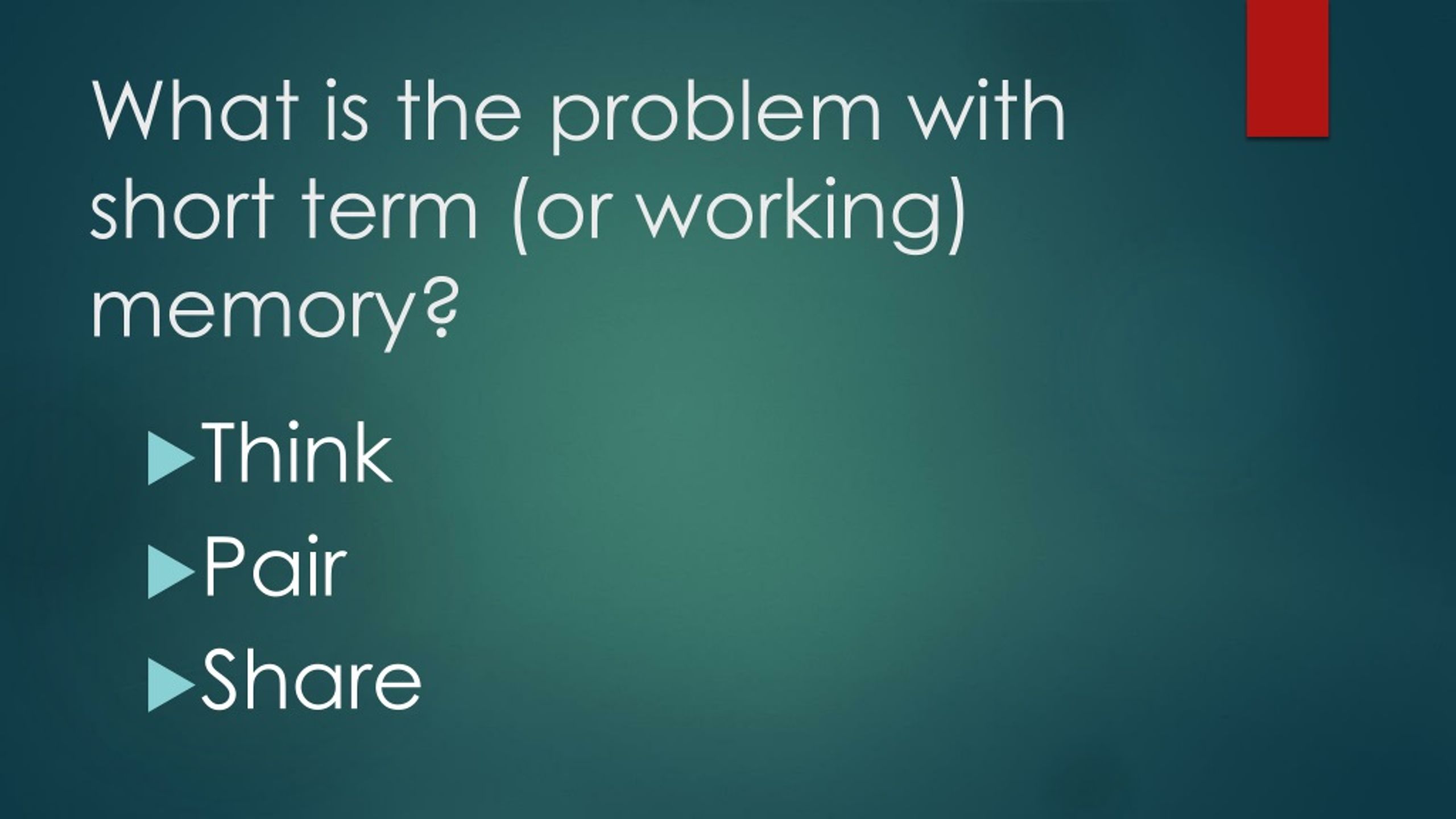 PPT The Problem with ShortTerm Memory PowerPoint Presentation, free