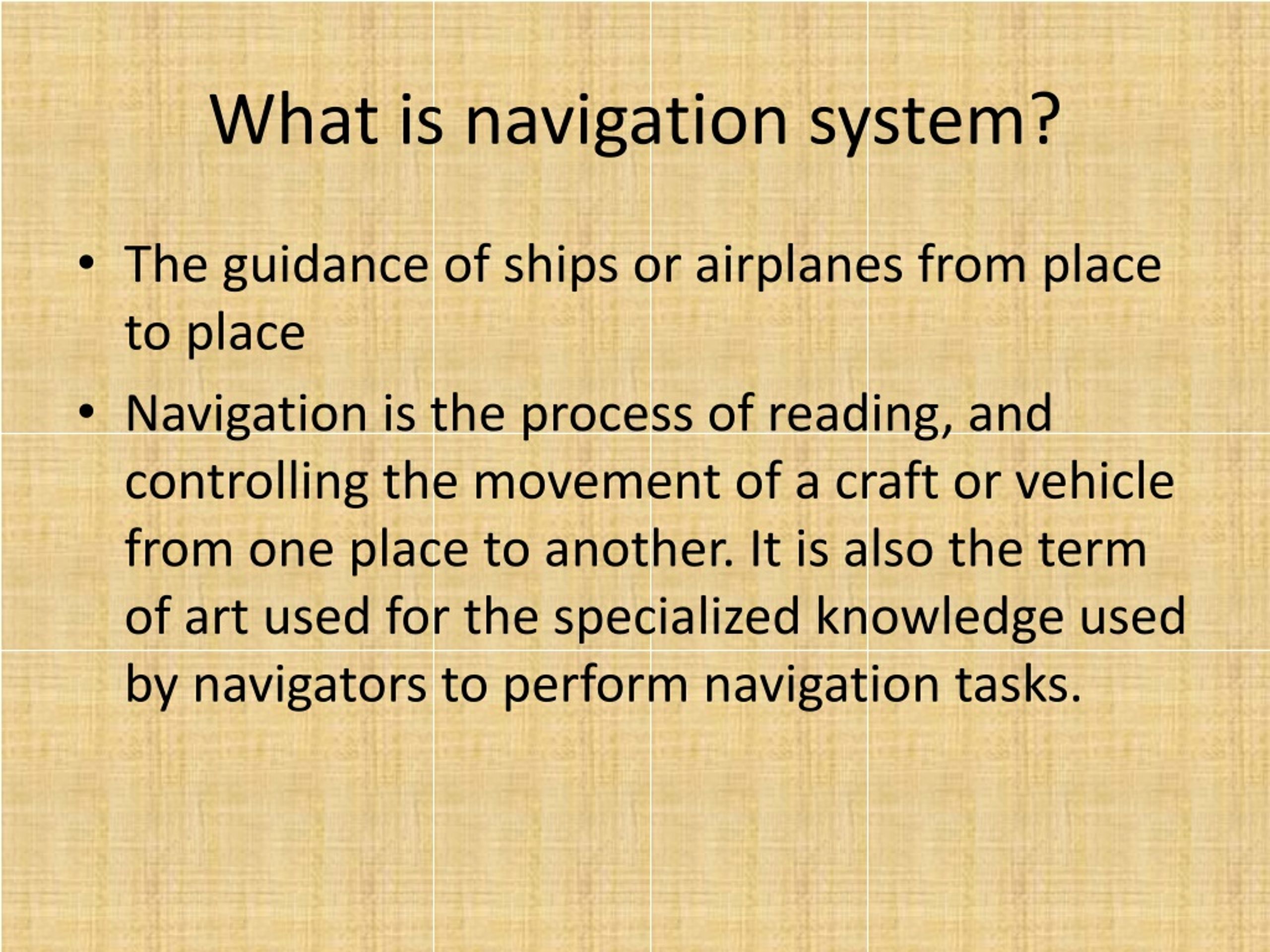 PPT GLOBAL NAVIGATION system(GNS) PowerPoint Presentation, free download ID8910448