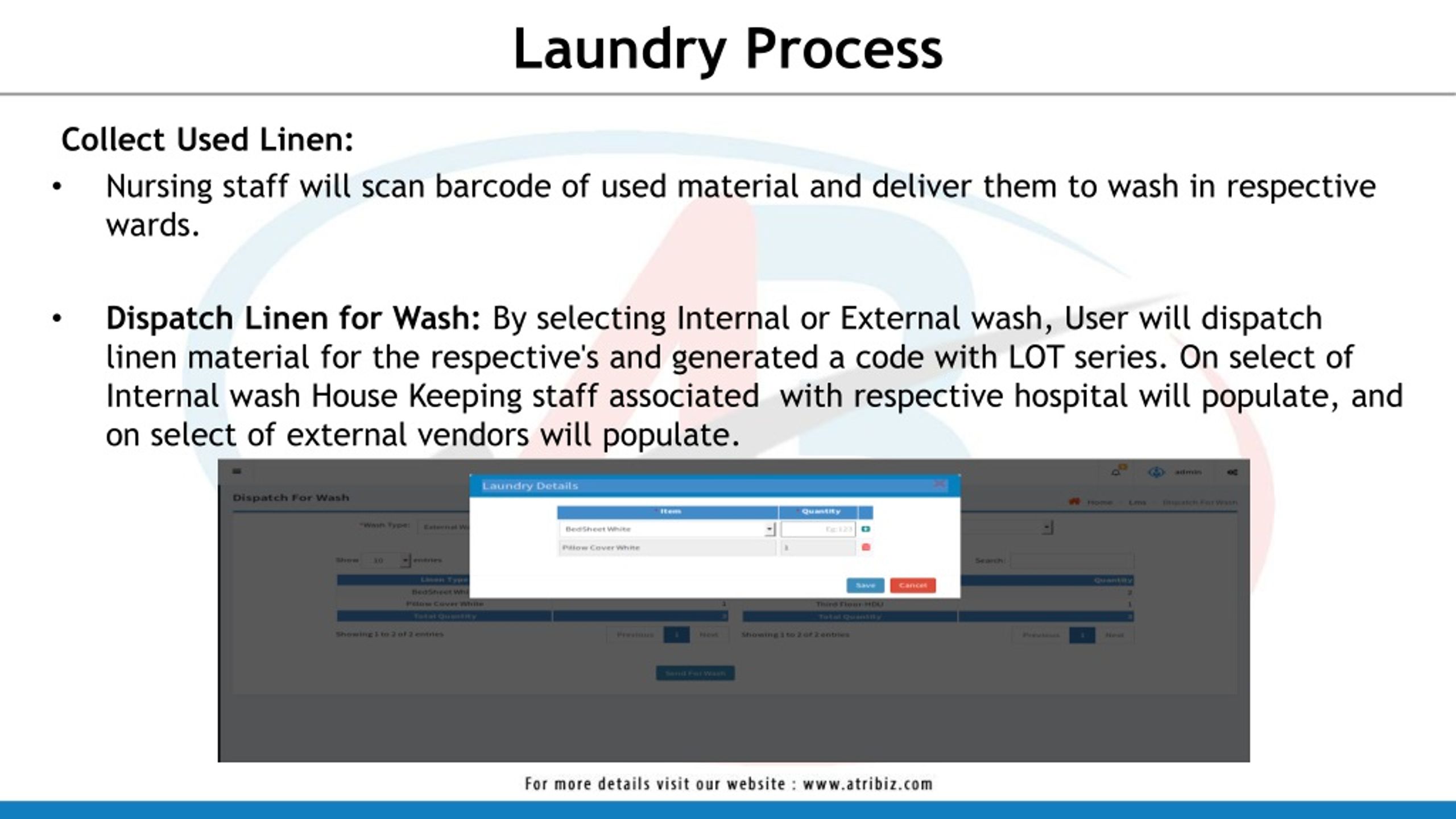 PPT Linen Management PowerPoint Presentation, free download ID8916433