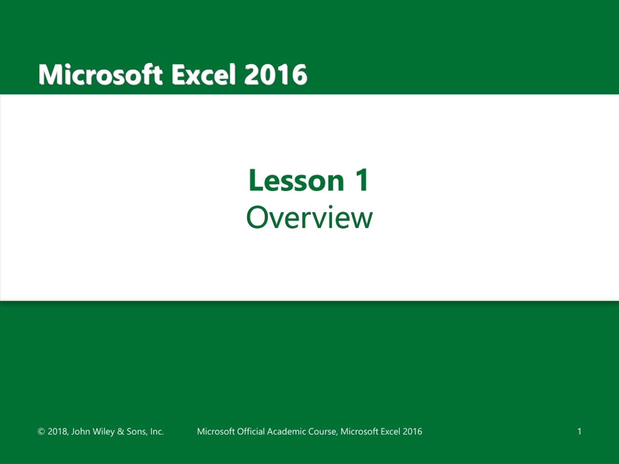 PPT Microsoft Excel 2016 PowerPoint Presentation, free download ID