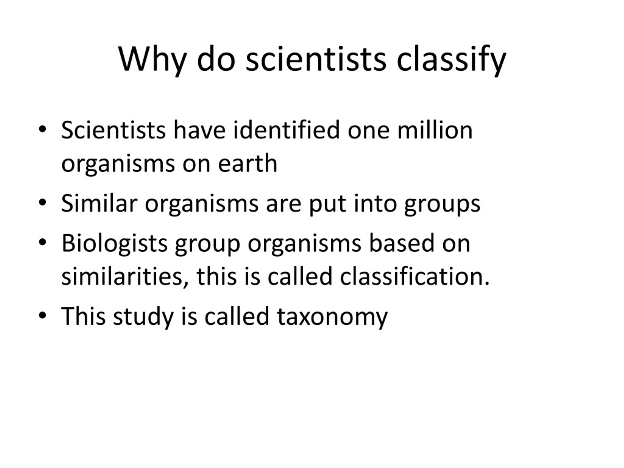 PPT Classifying Organisms PowerPoint Presentation, free download ID