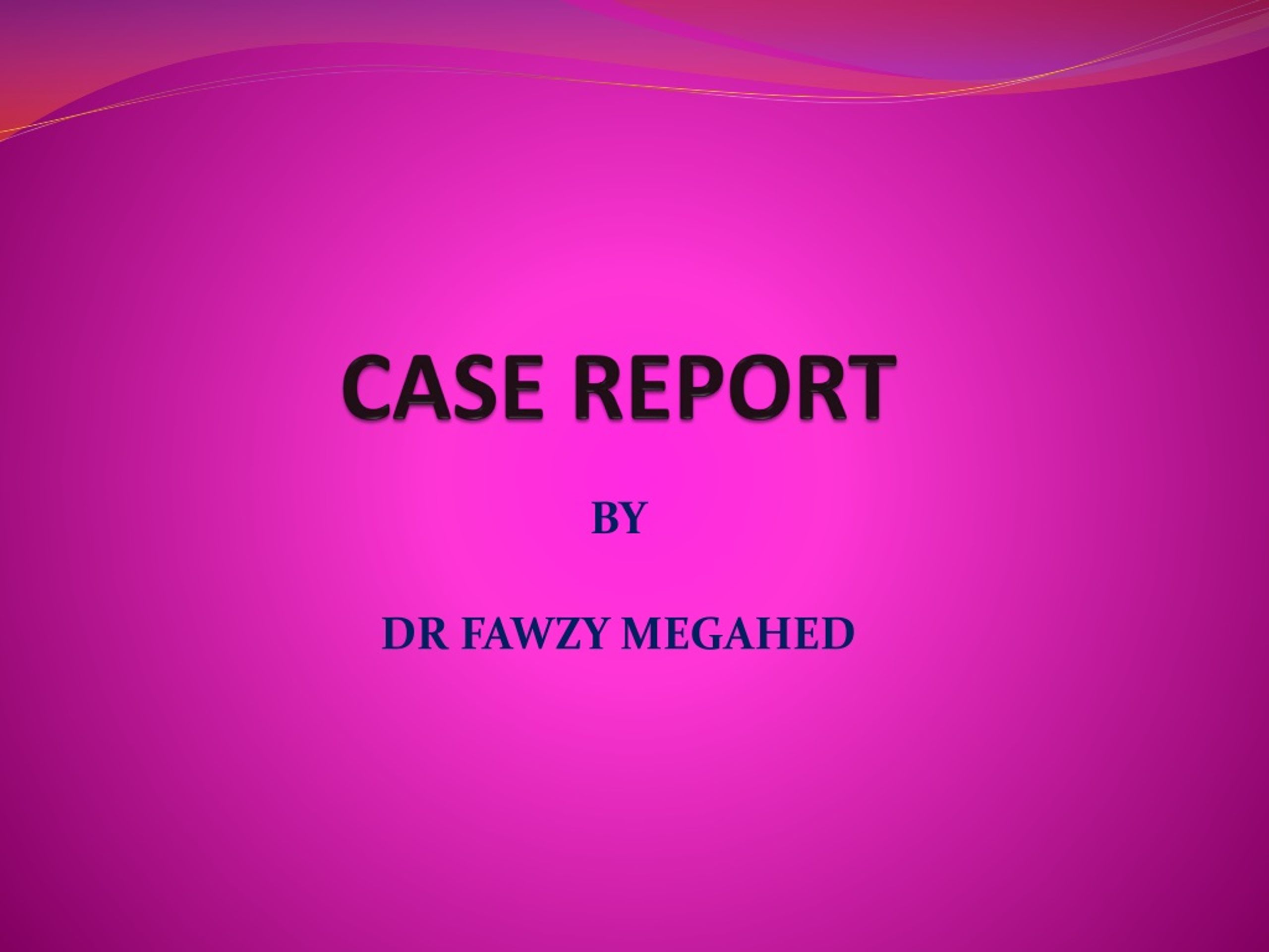 PPT CASE REPORT PowerPoint Presentation, free download ID8939286