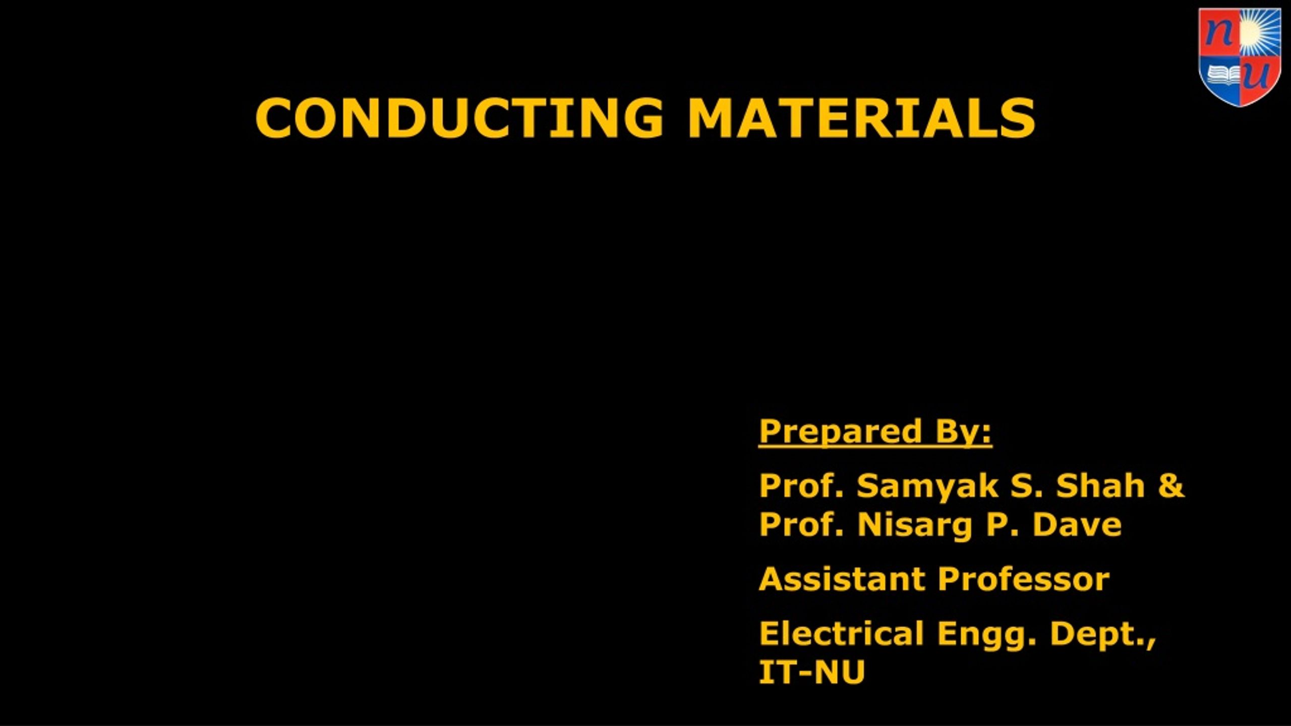 PPT CONDUCTING MATERIALS PowerPoint Presentation, free download ID