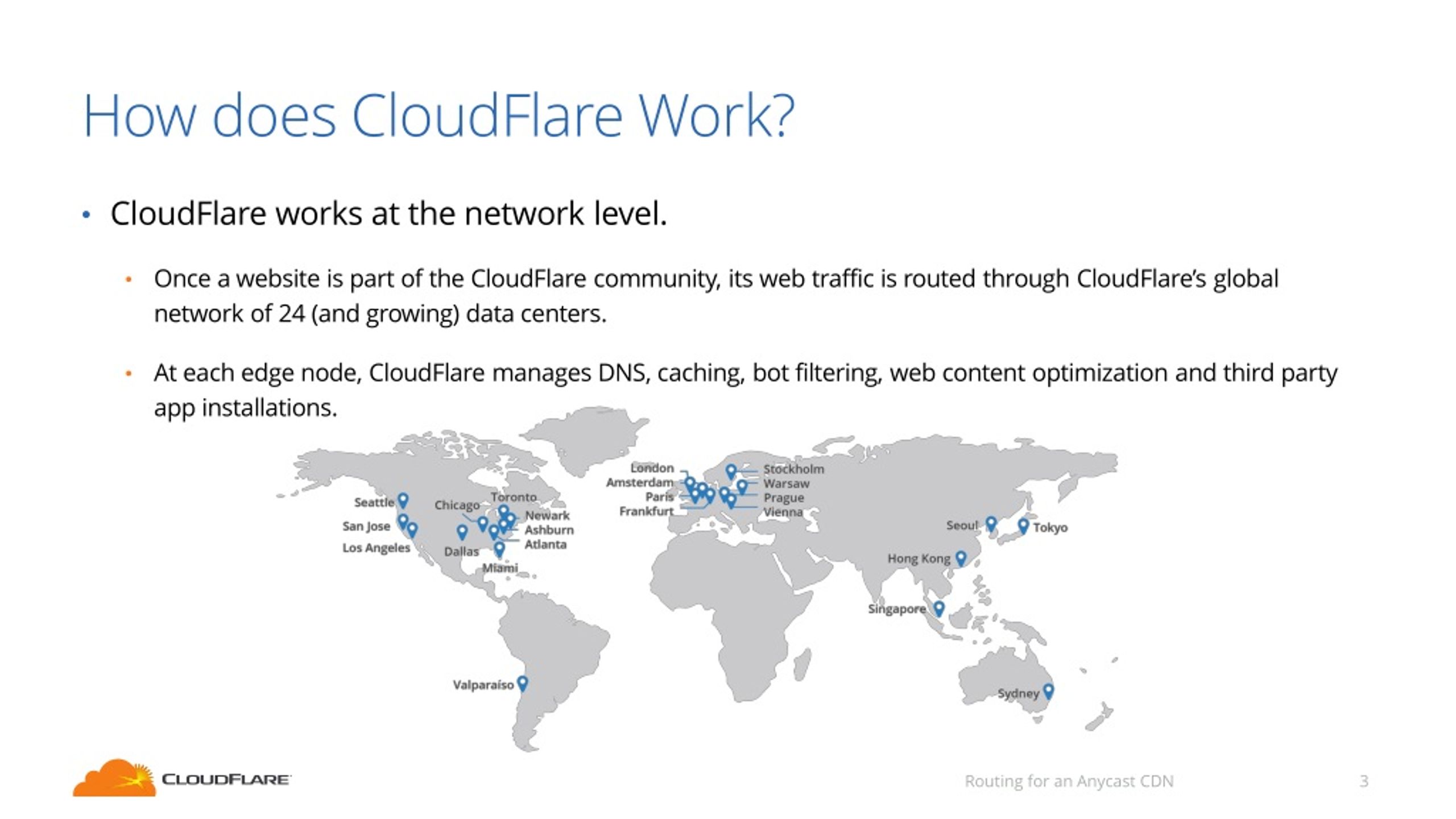 PPT Routing for an Anycast CDN PowerPoint Presentation, free download