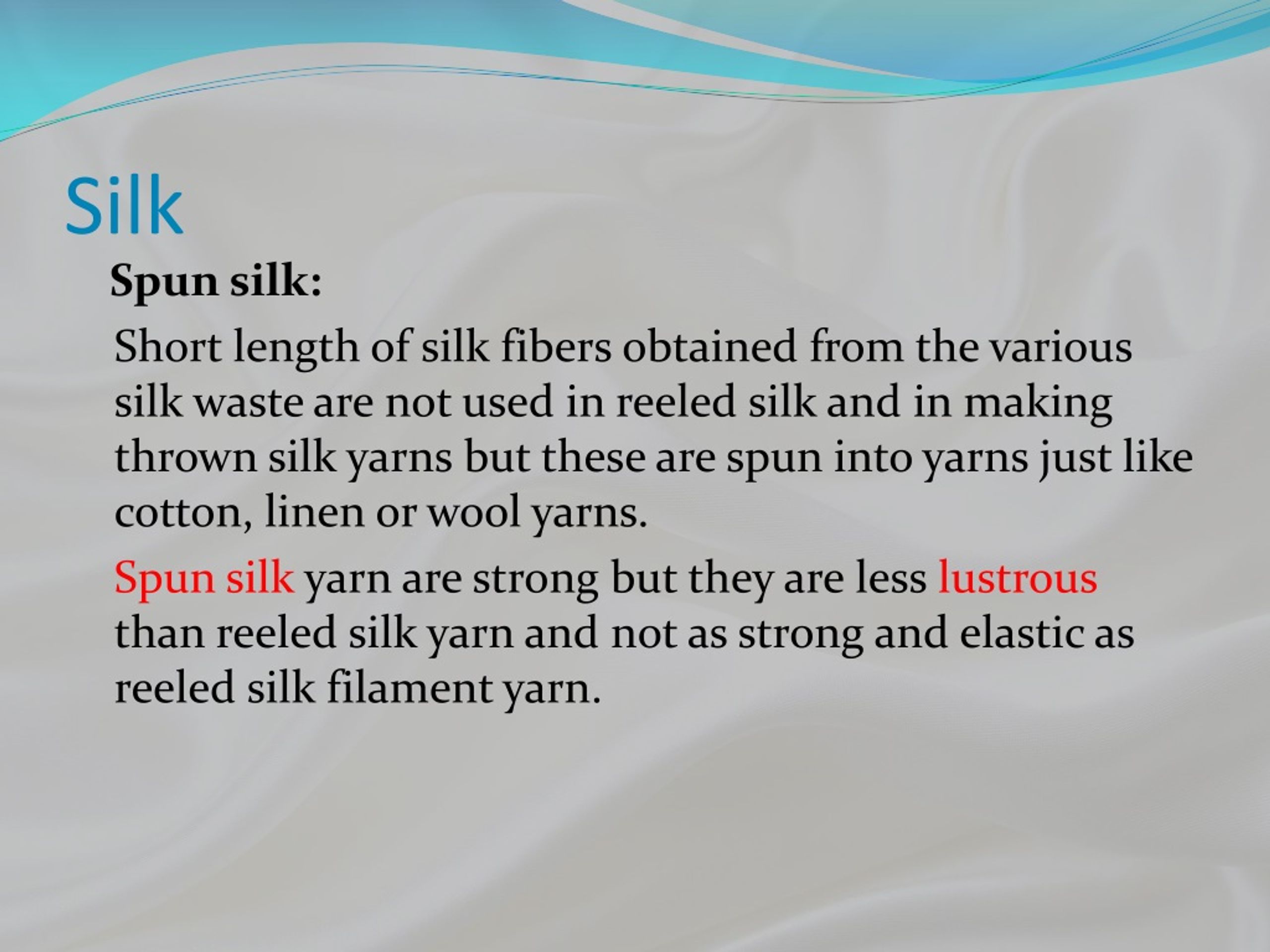 PPT Silk PowerPoint Presentation, free download ID8952685