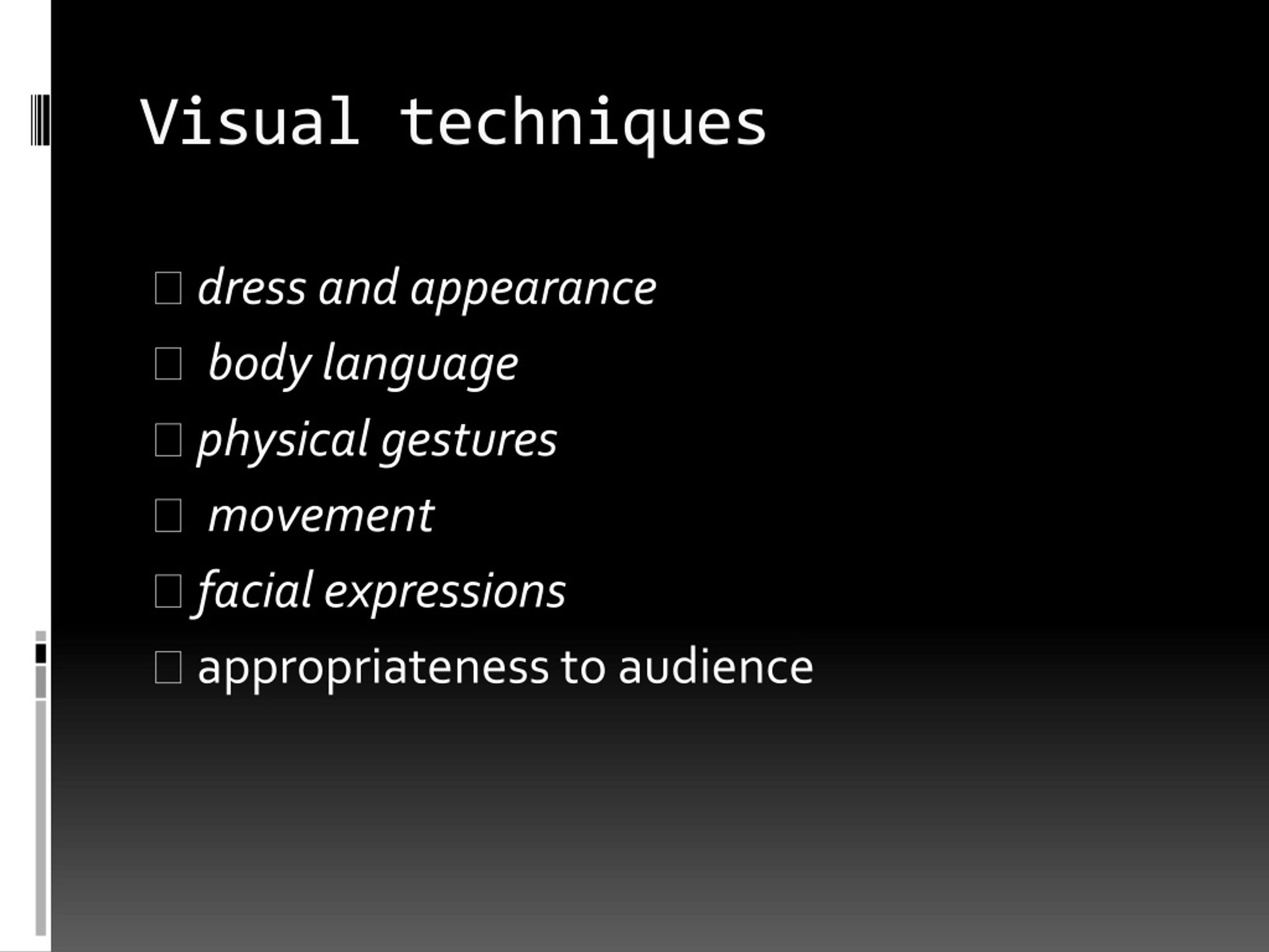 PPT Presentation Techniques for Broadcasting PowerPoint Presentation