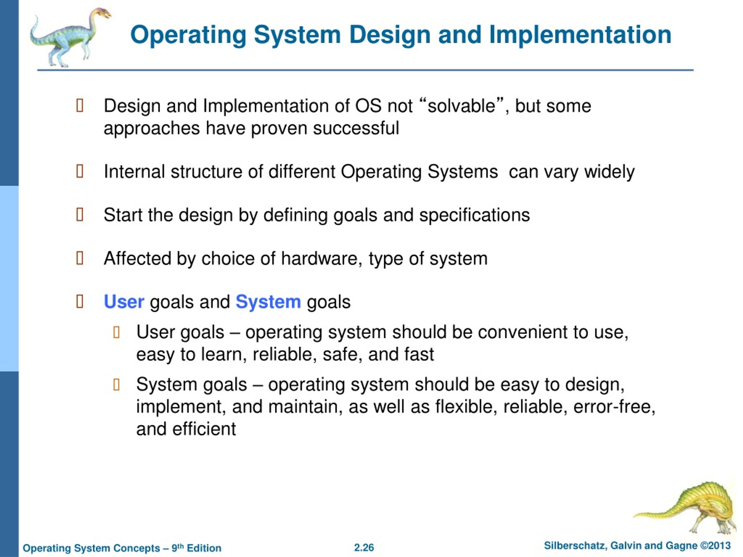 PPT Chapter 2 OperatingSystem Structures PowerPoint Presentation