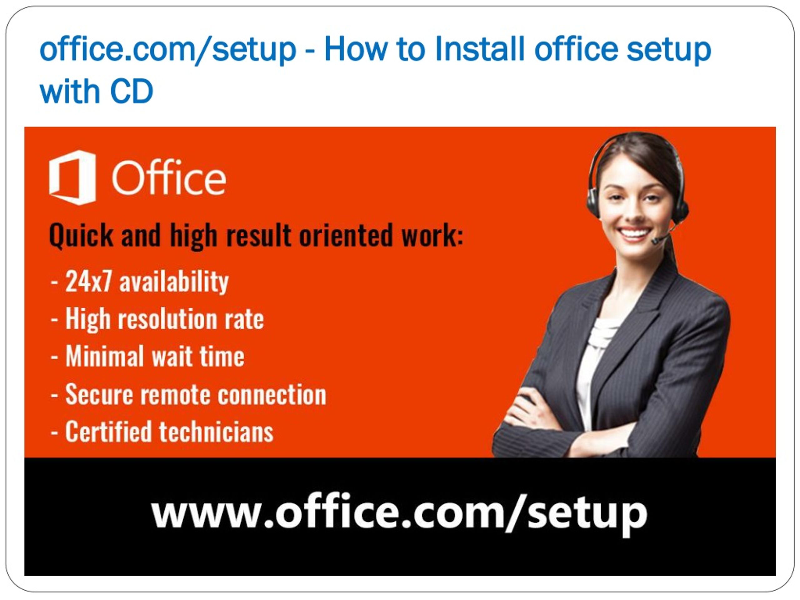 PPT How to Install office setup with CD PowerPoint