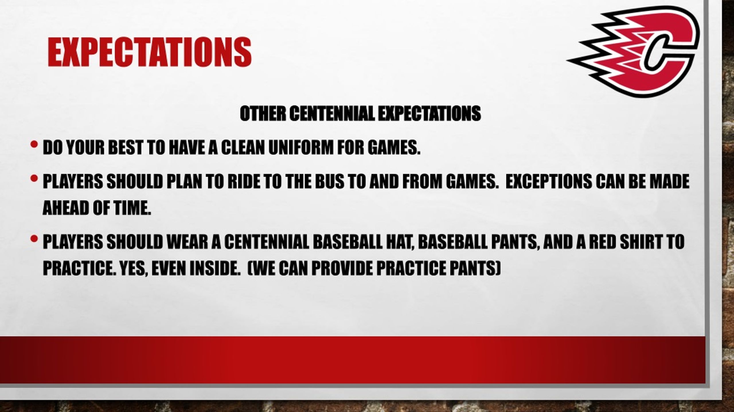 PPT Baseball Player/Parent Meeting PowerPoint Presentation, free