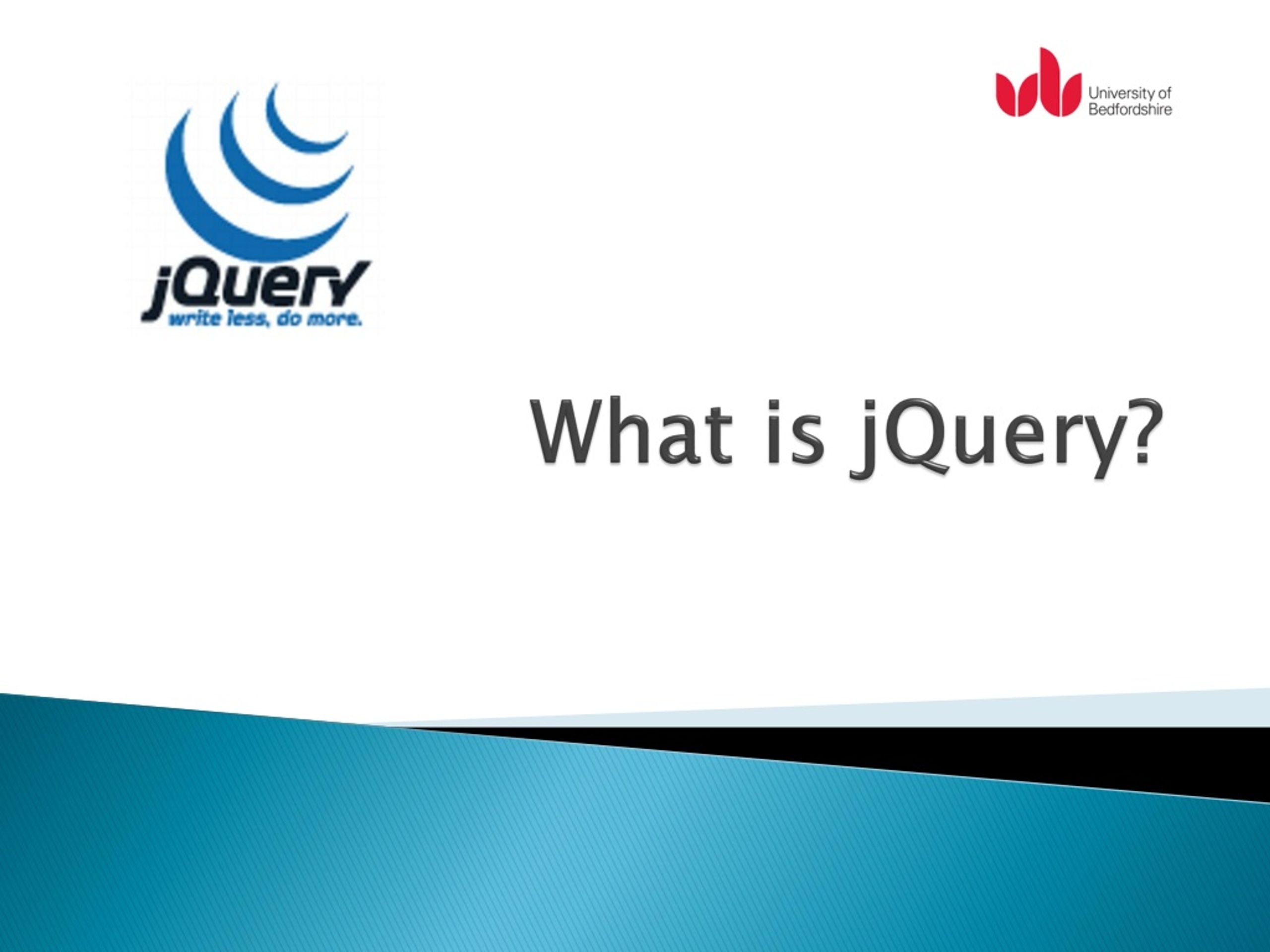 PPT What is jQuery ? PowerPoint Presentation, free download ID9018355