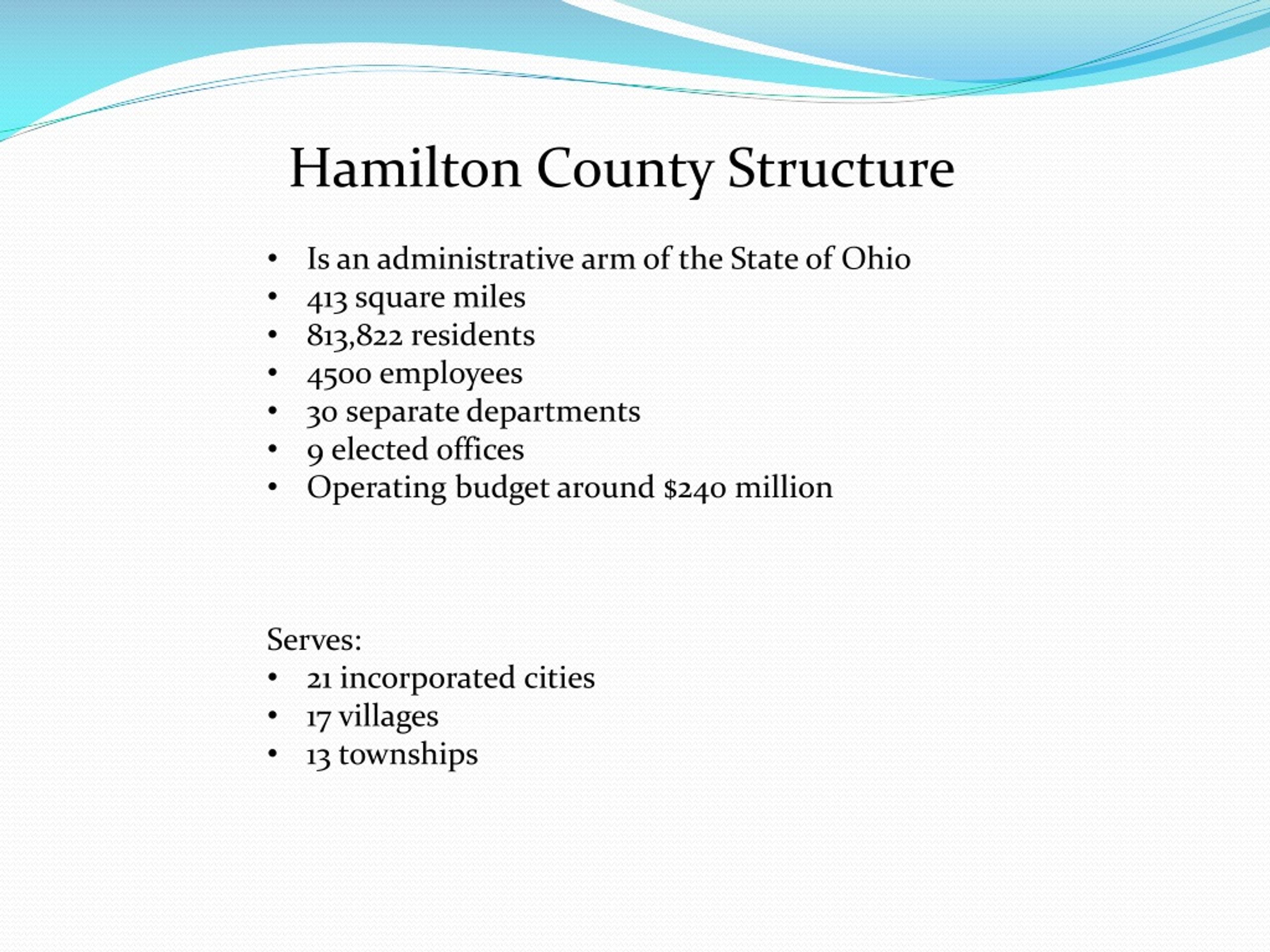 PPT HAMILTON COUNTY, OHIO Economic Inclusion “Contracting