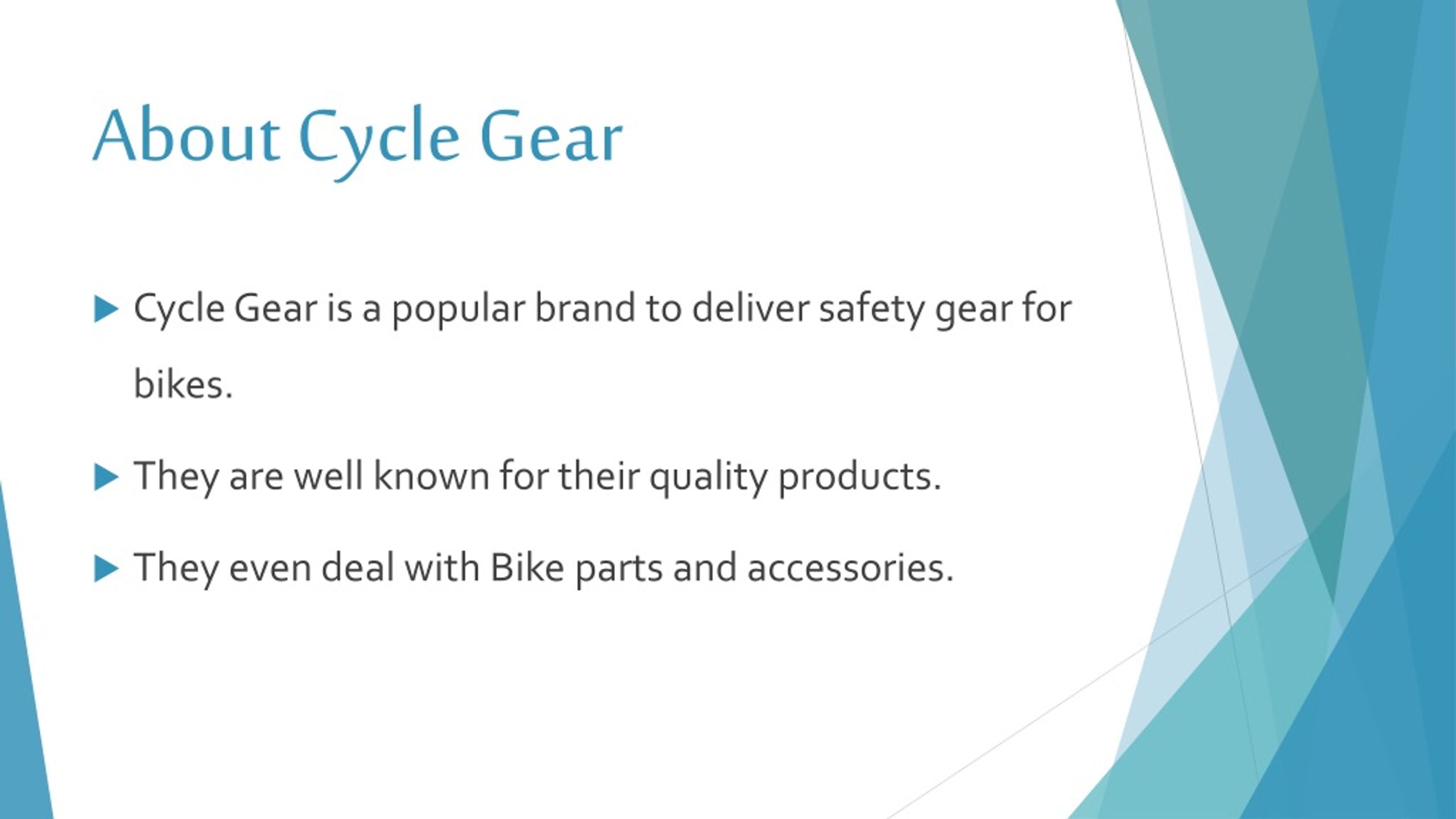 PPT Cycle Gear Coupons and Discount Codes PowerPoint Presentation