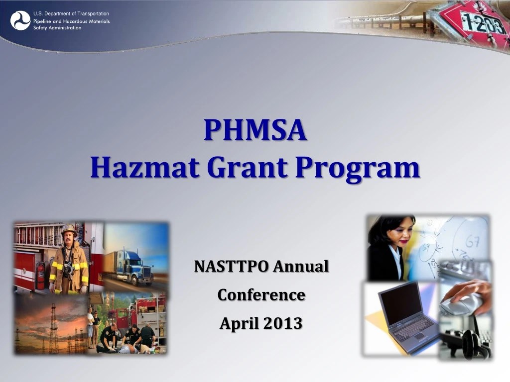 PPT PHMSA Hazmat Grant Program PowerPoint Presentation, free download