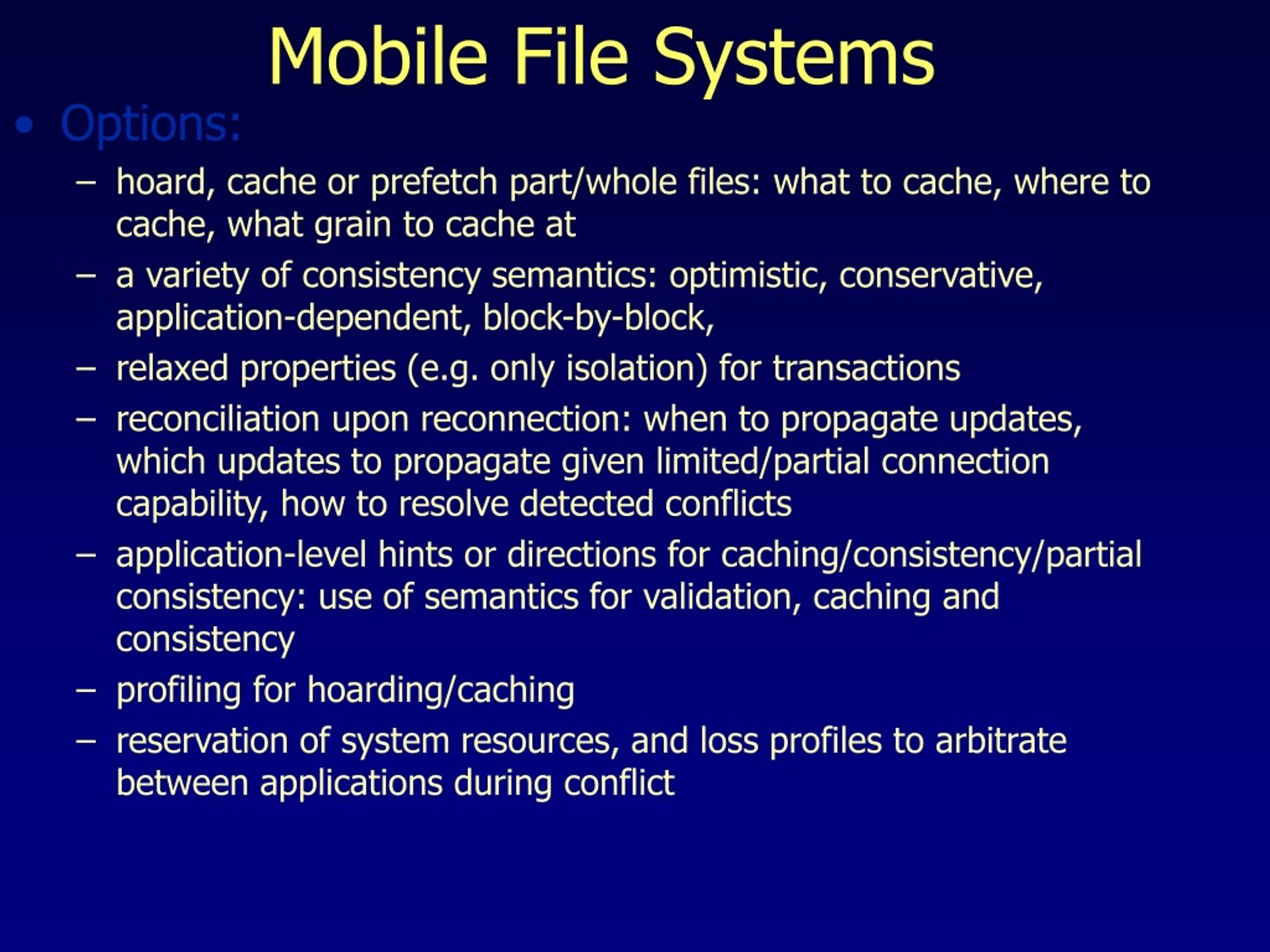 PPT File System for Mobile Computing PowerPoint Presentation, free