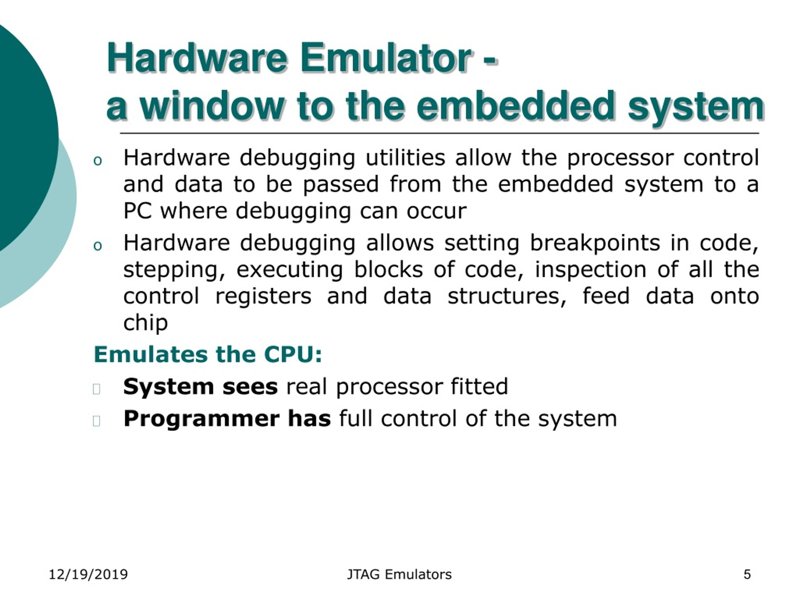 PPT JTAG Emulators PowerPoint Presentation, free download ID9076593