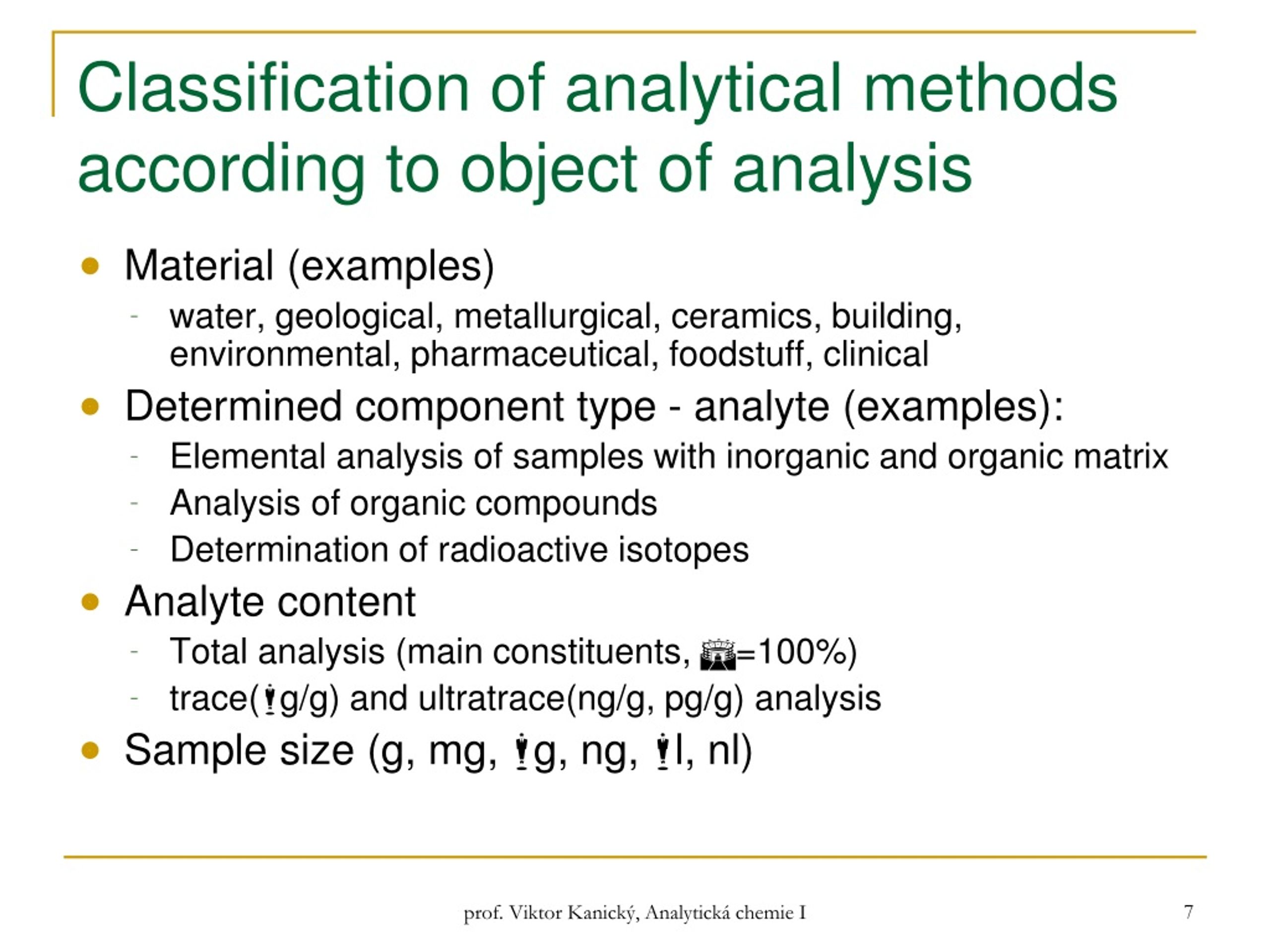 PPT ANALYTICAL CHEMISTRY PowerPoint Presentation, free download ID