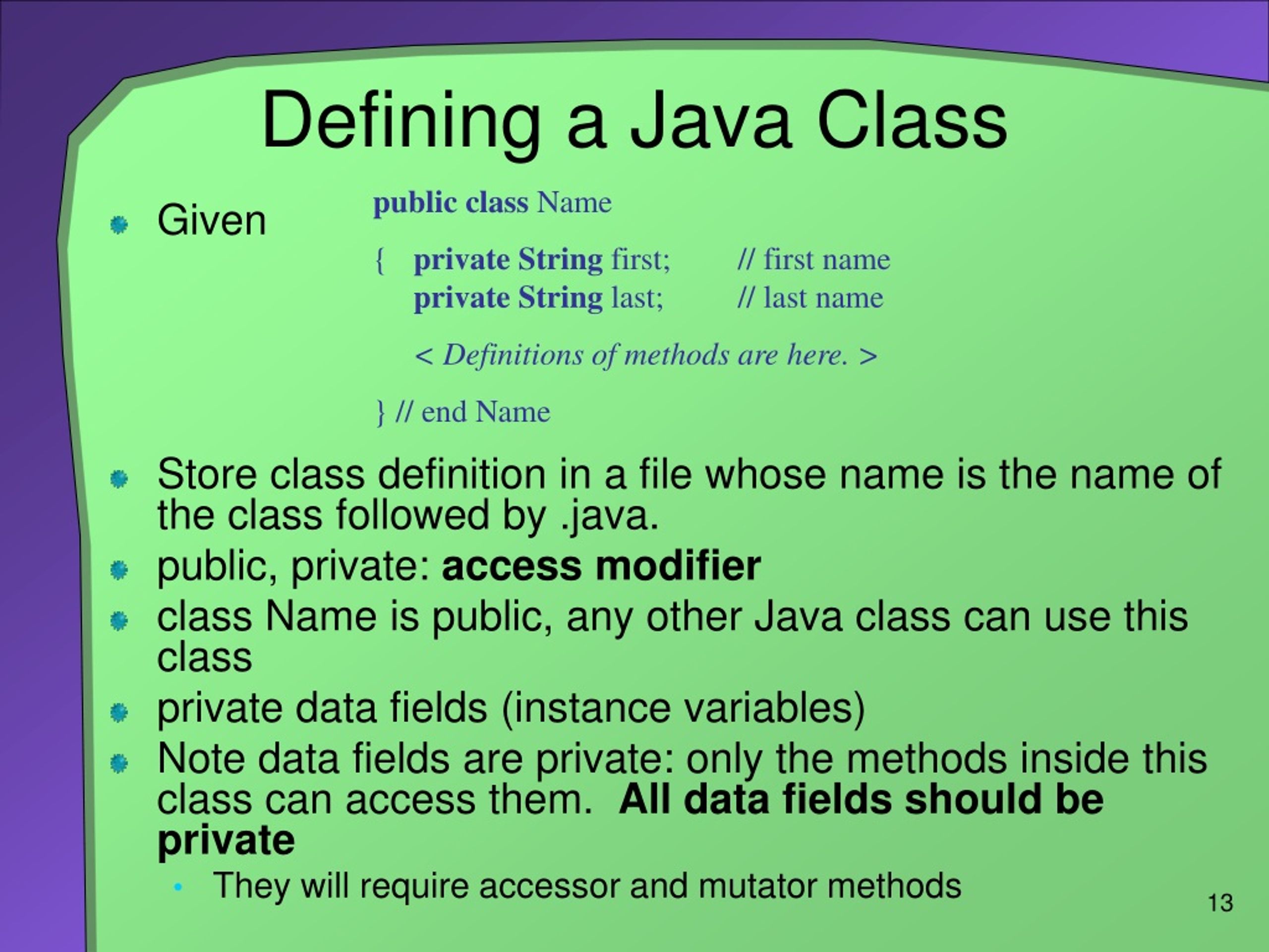 PPT Java Classes PowerPoint Presentation, free download ID9082296