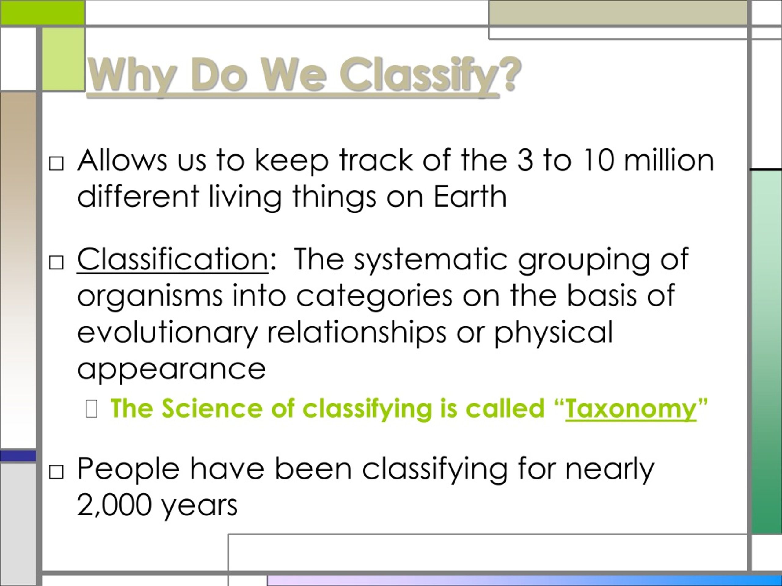 PPT Classifying Living Things PowerPoint Presentation, free download ID9082822