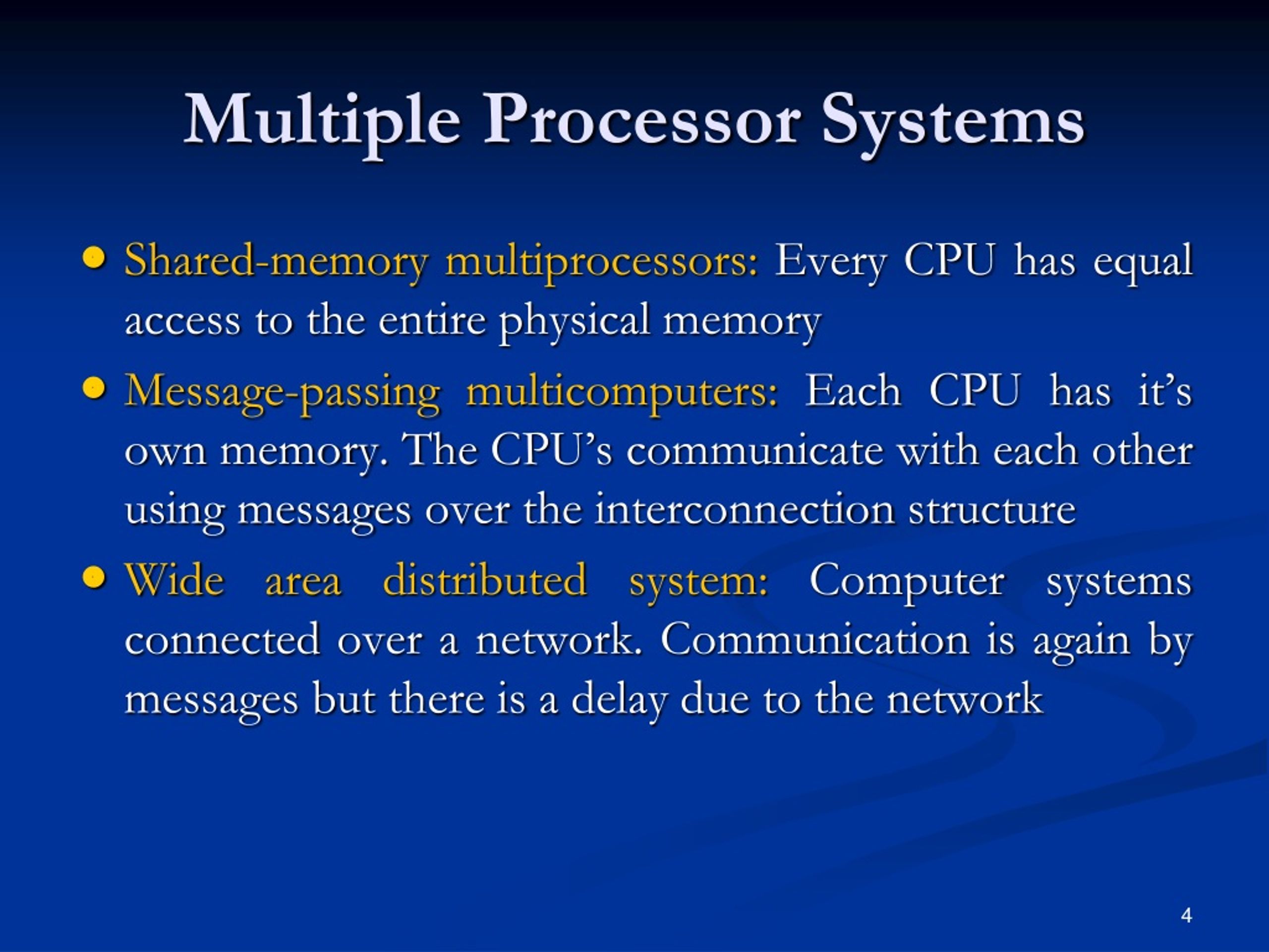 PPT Chapter 8 1 Multiple Processor Systems PowerPoint Presentation