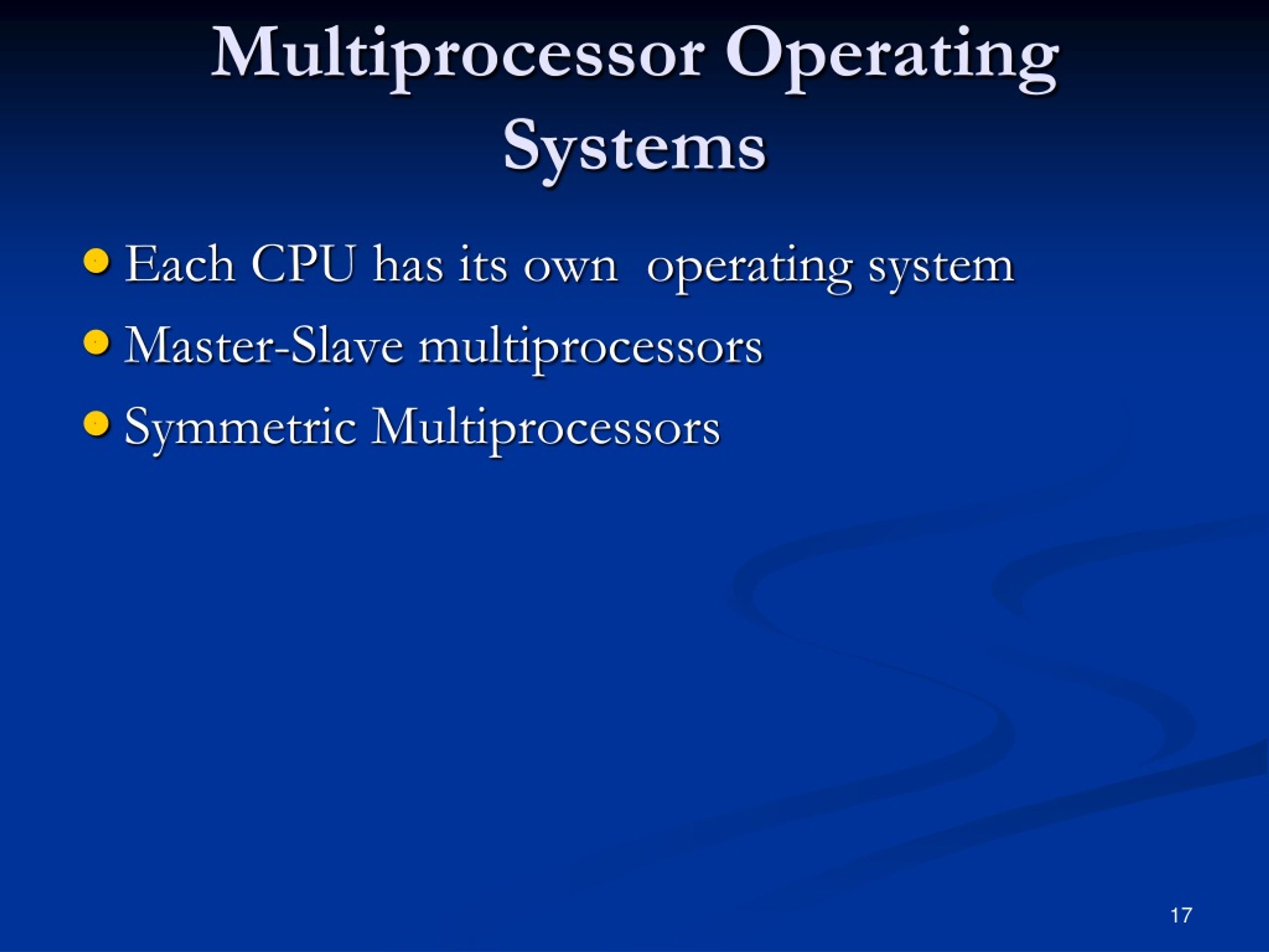PPT Chapter 8 1 Multiple Processor Systems PowerPoint Presentation