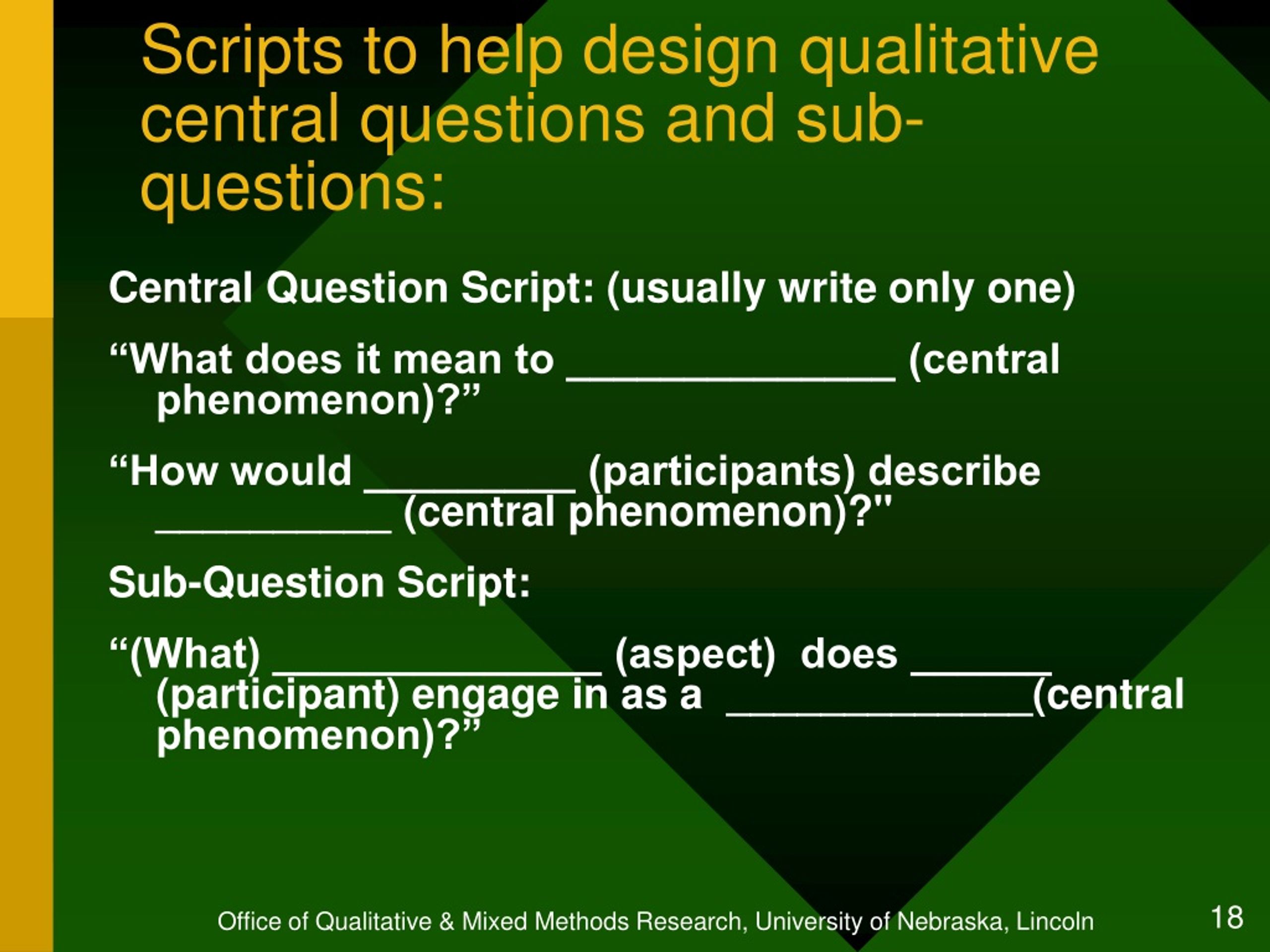 PPT Principles of Qualitative Research Designing a Qualitative Study