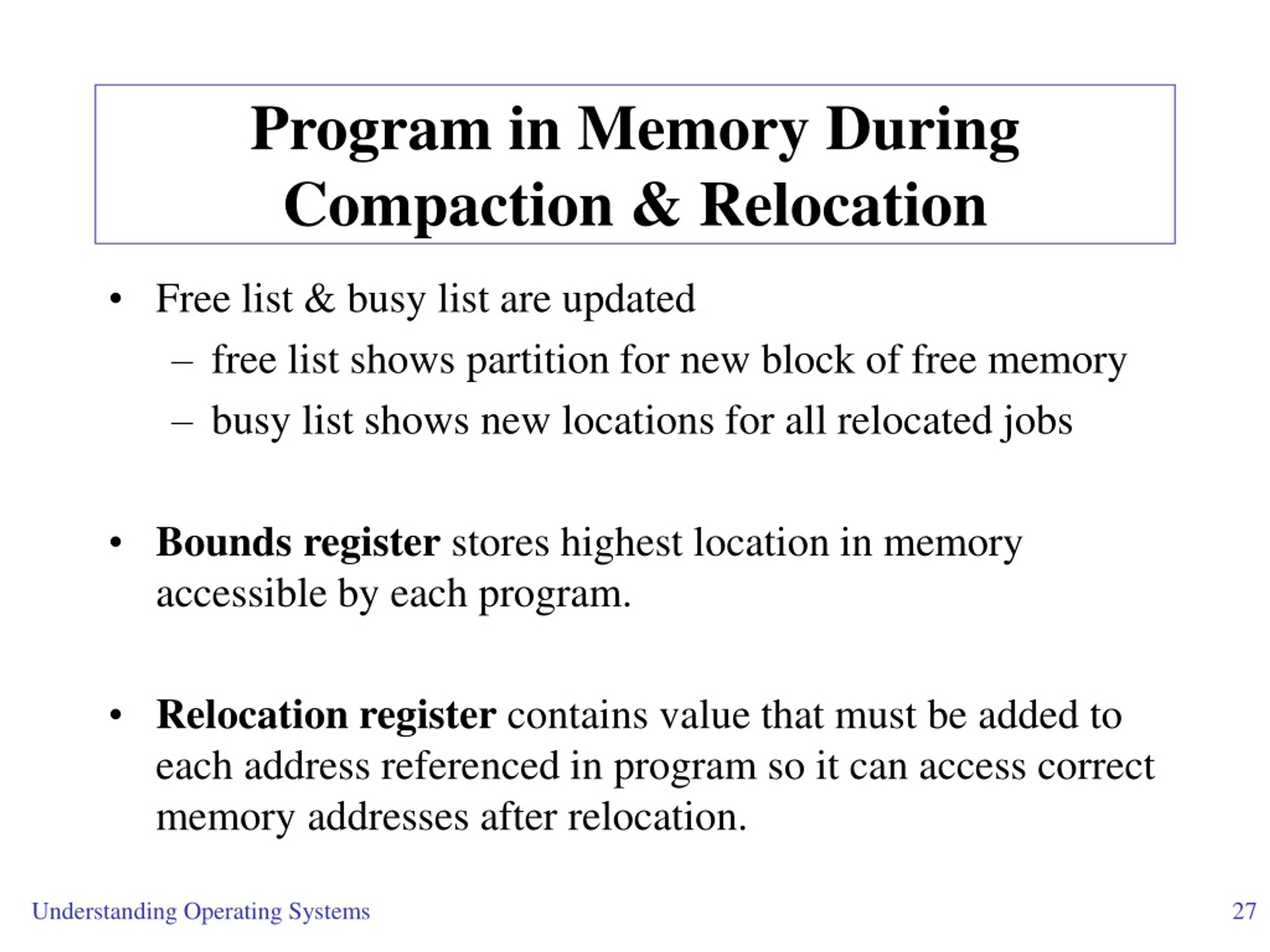 PPT Chapter 2 Memory Management, Early Systems PowerPoint
