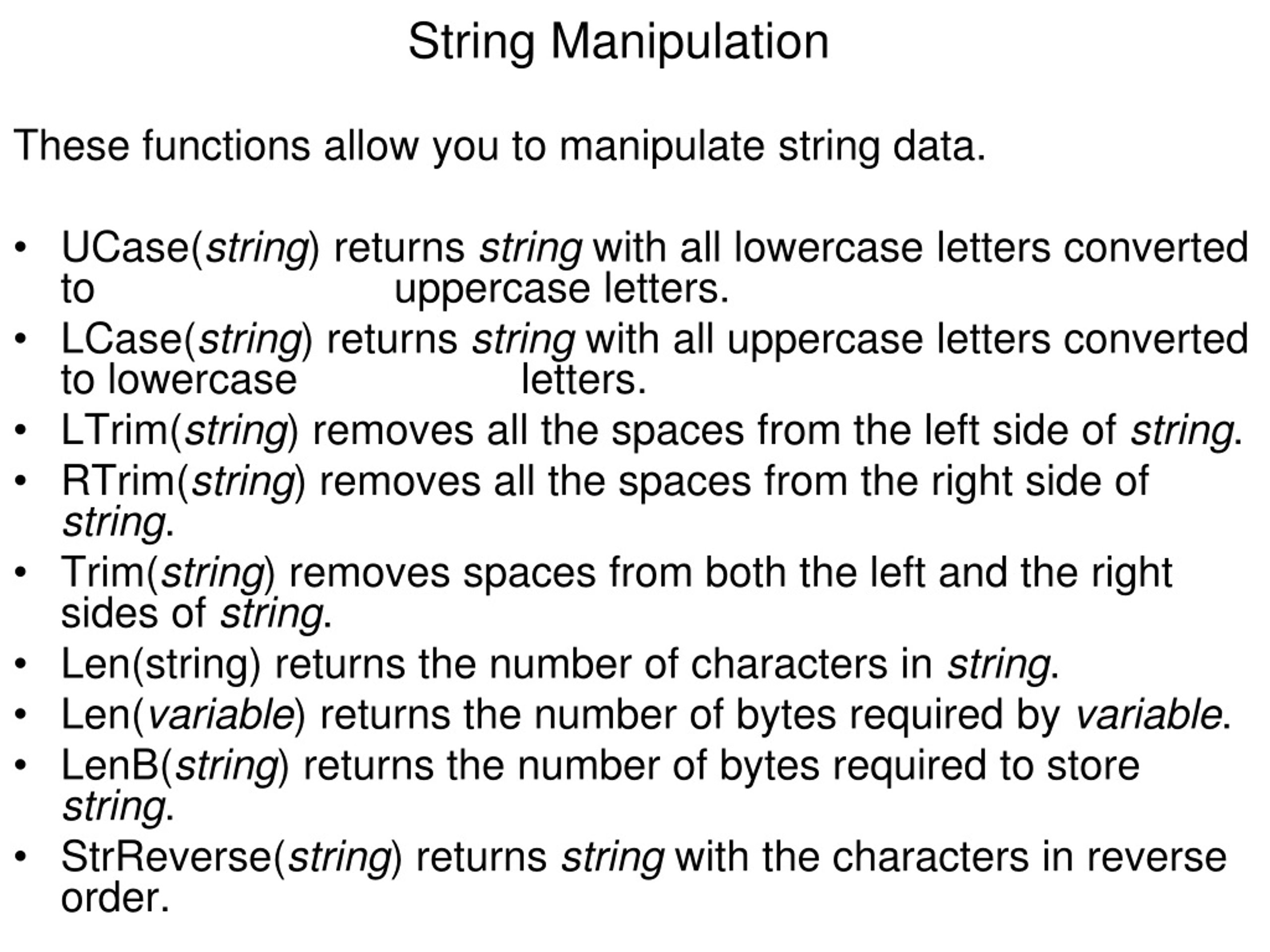 PPT Chapter 6 Variables PowerPoint Presentation, free download ID