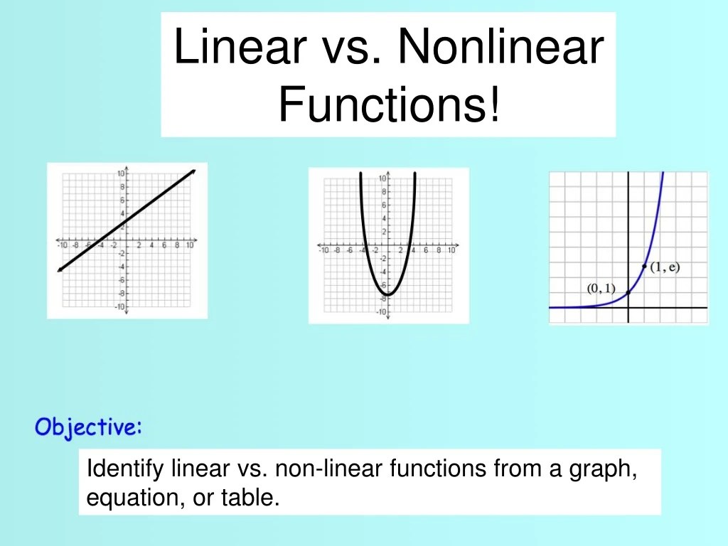 PPT Linear vs. Functions! PowerPoint Presentation, free