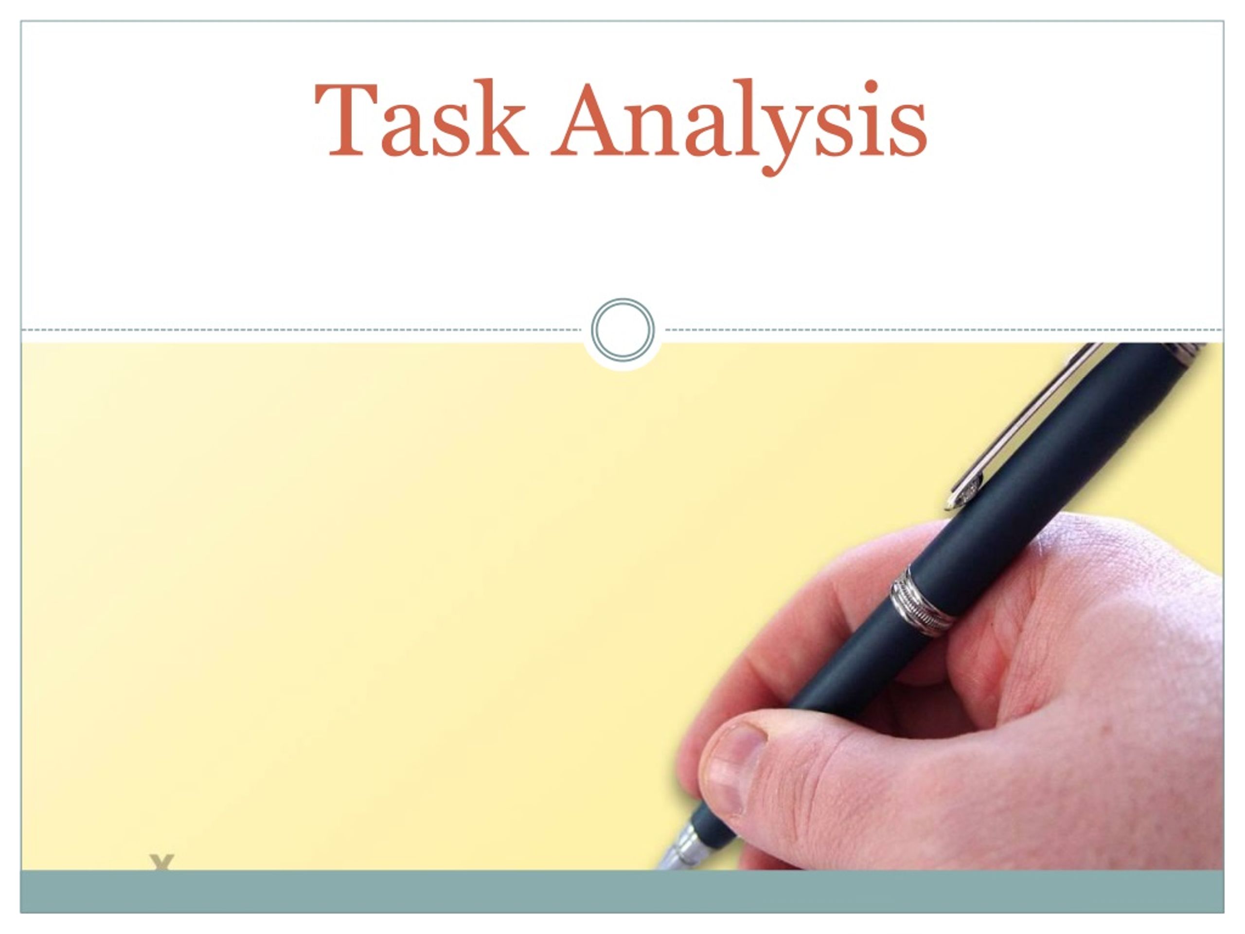 PPT Task Analysis PowerPoint Presentation, free download ID9101657
