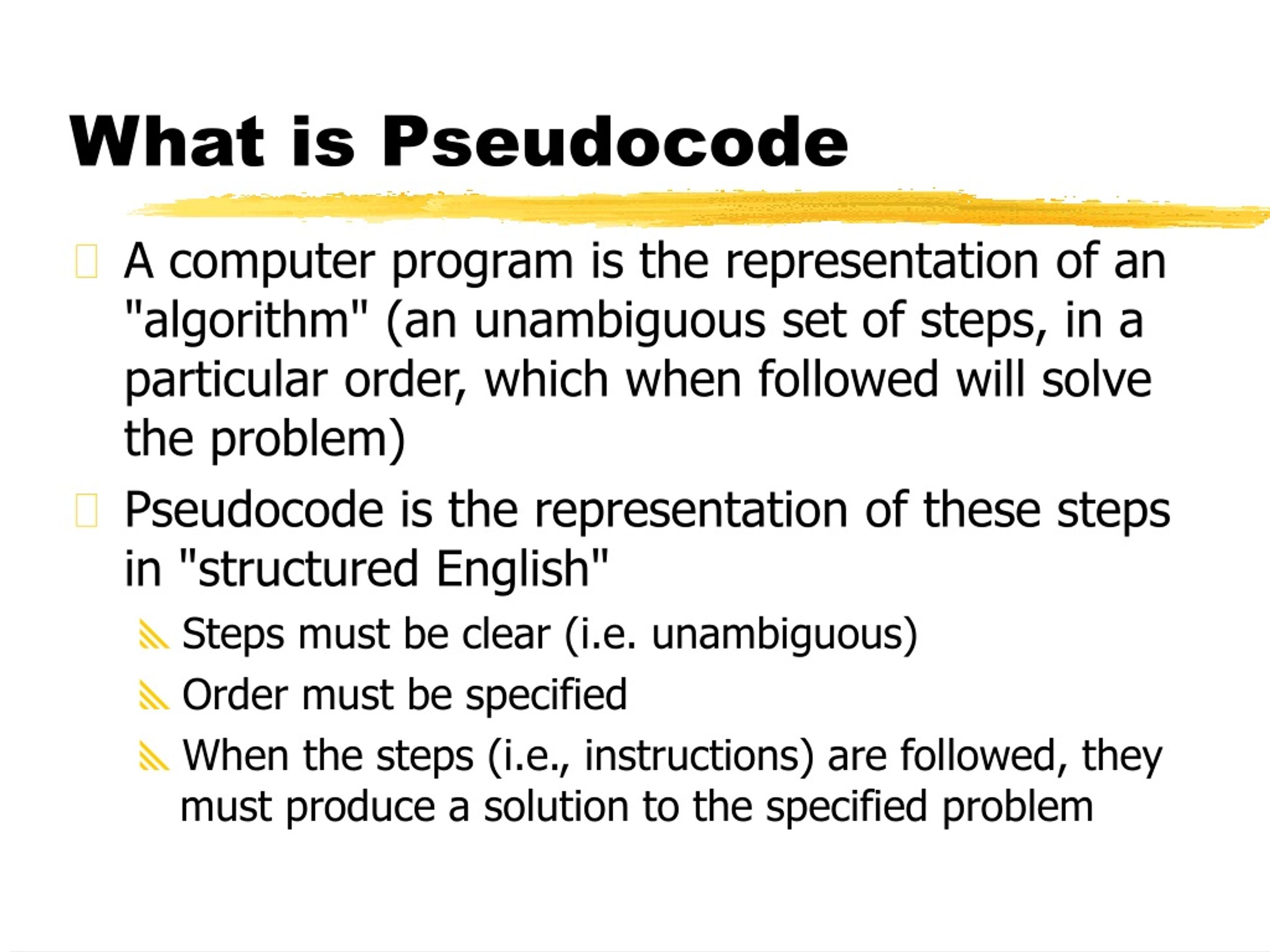 PPT Pseudocode PowerPoint Presentation, free download ID9101993