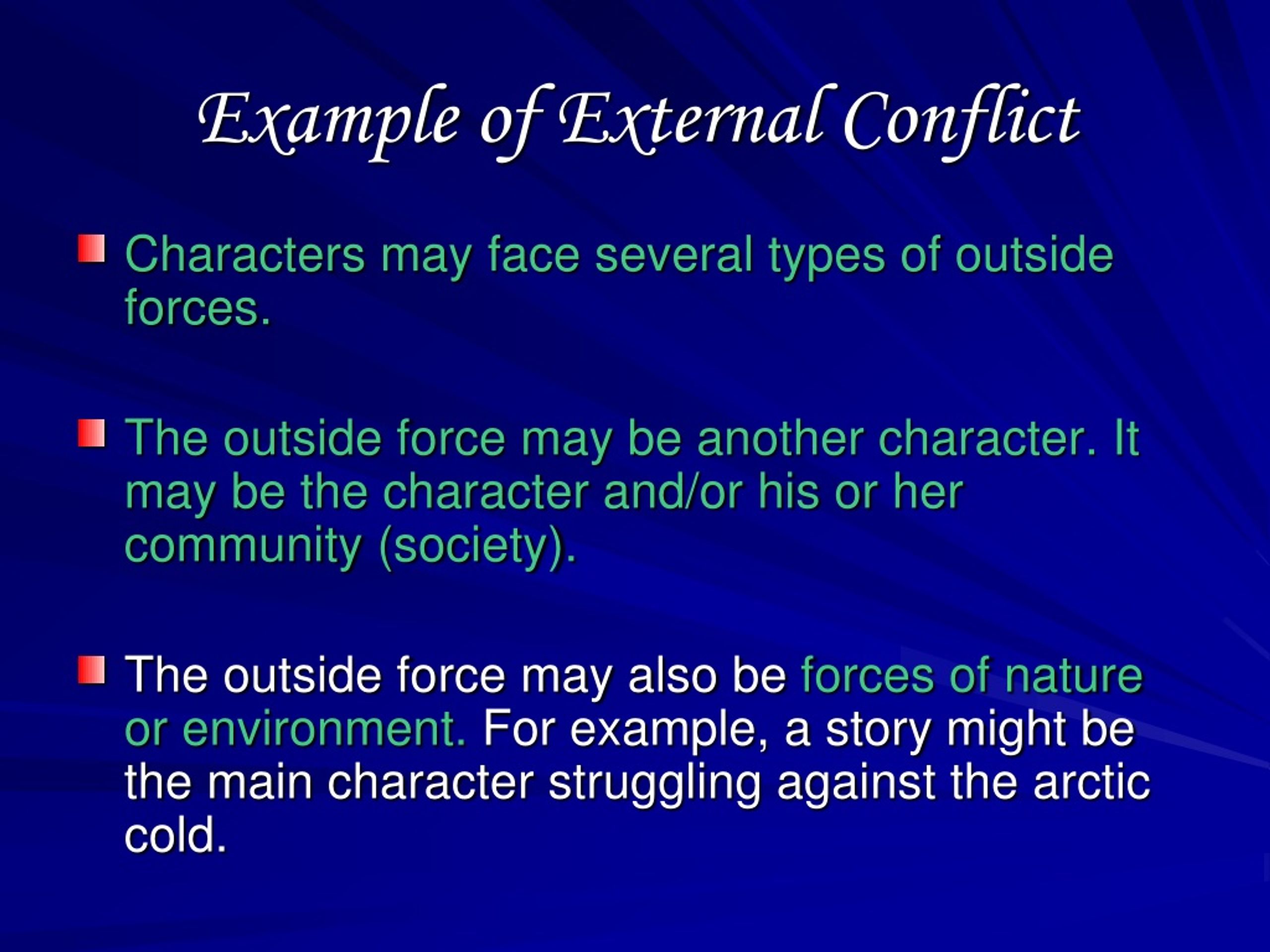 PPT Conflict in Literature PowerPoint Presentation, free download