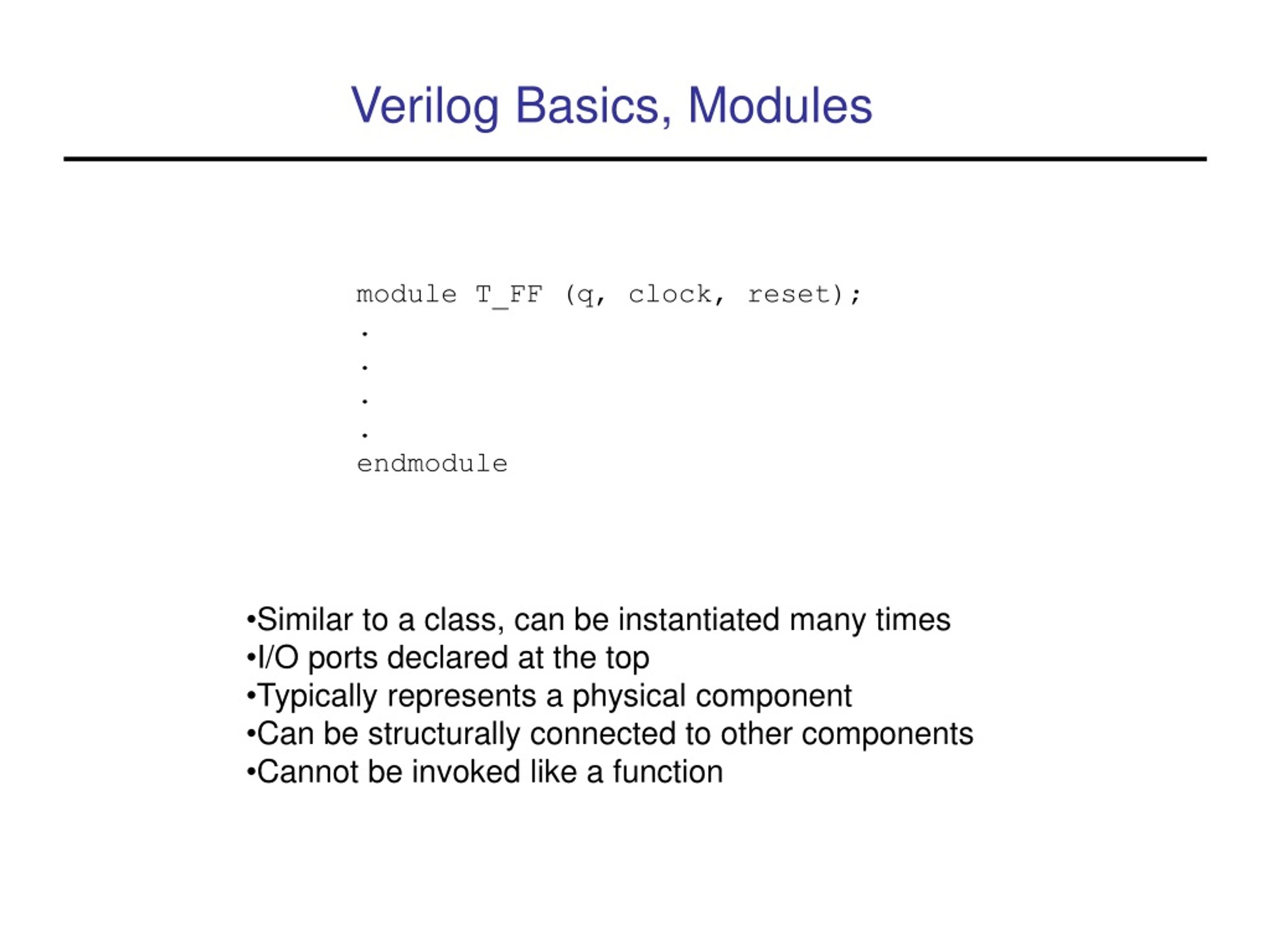 PPT Synopsys Tools for Verilog Simulation PowerPoint Presentation