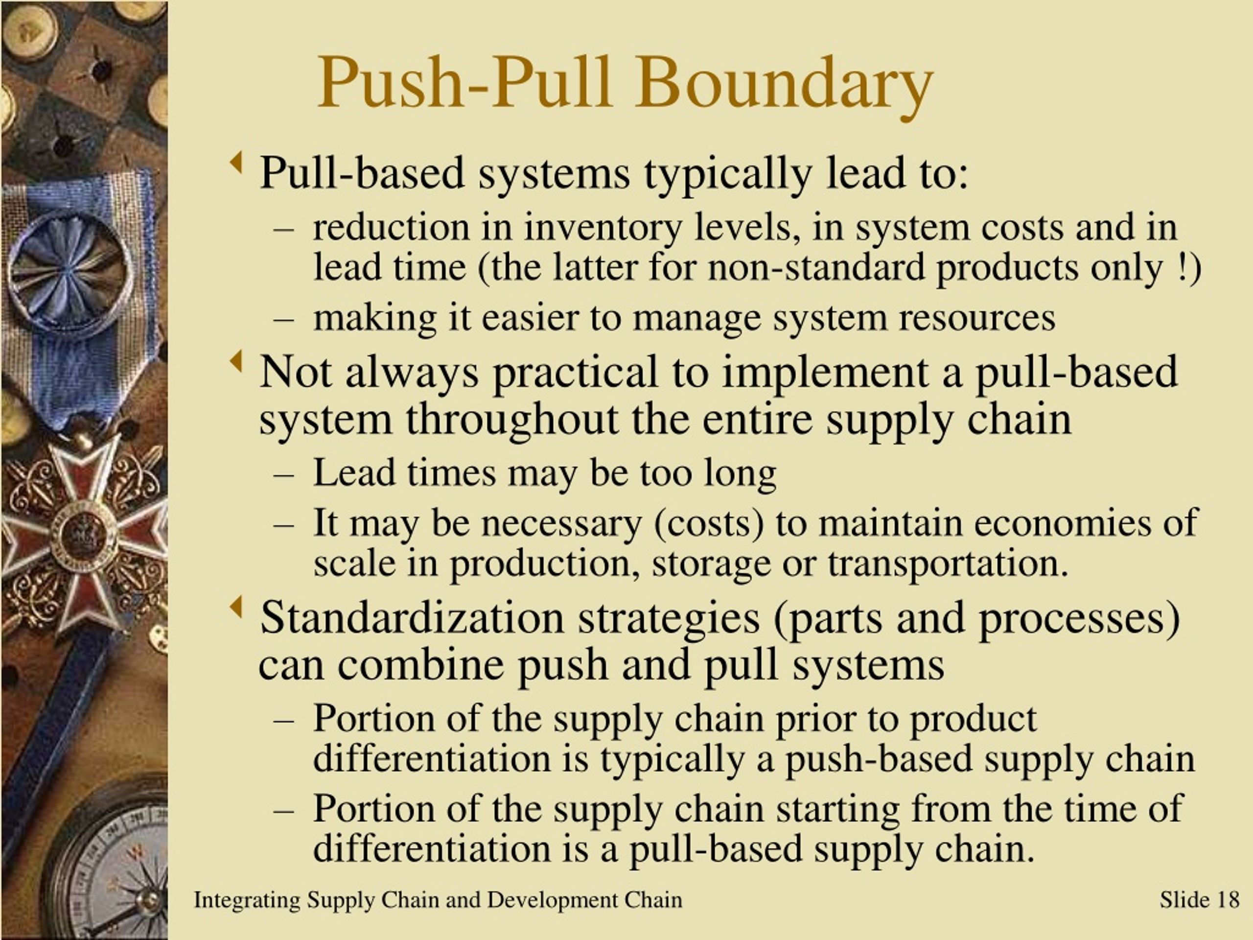 PPT Slides 8 Integrating Supply Chain and Development Chain