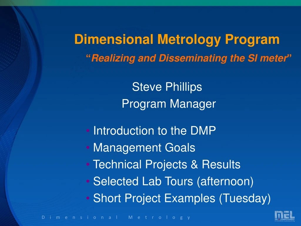 PPT Dimensional Metrology Program PowerPoint Presentation, free download ID9121435