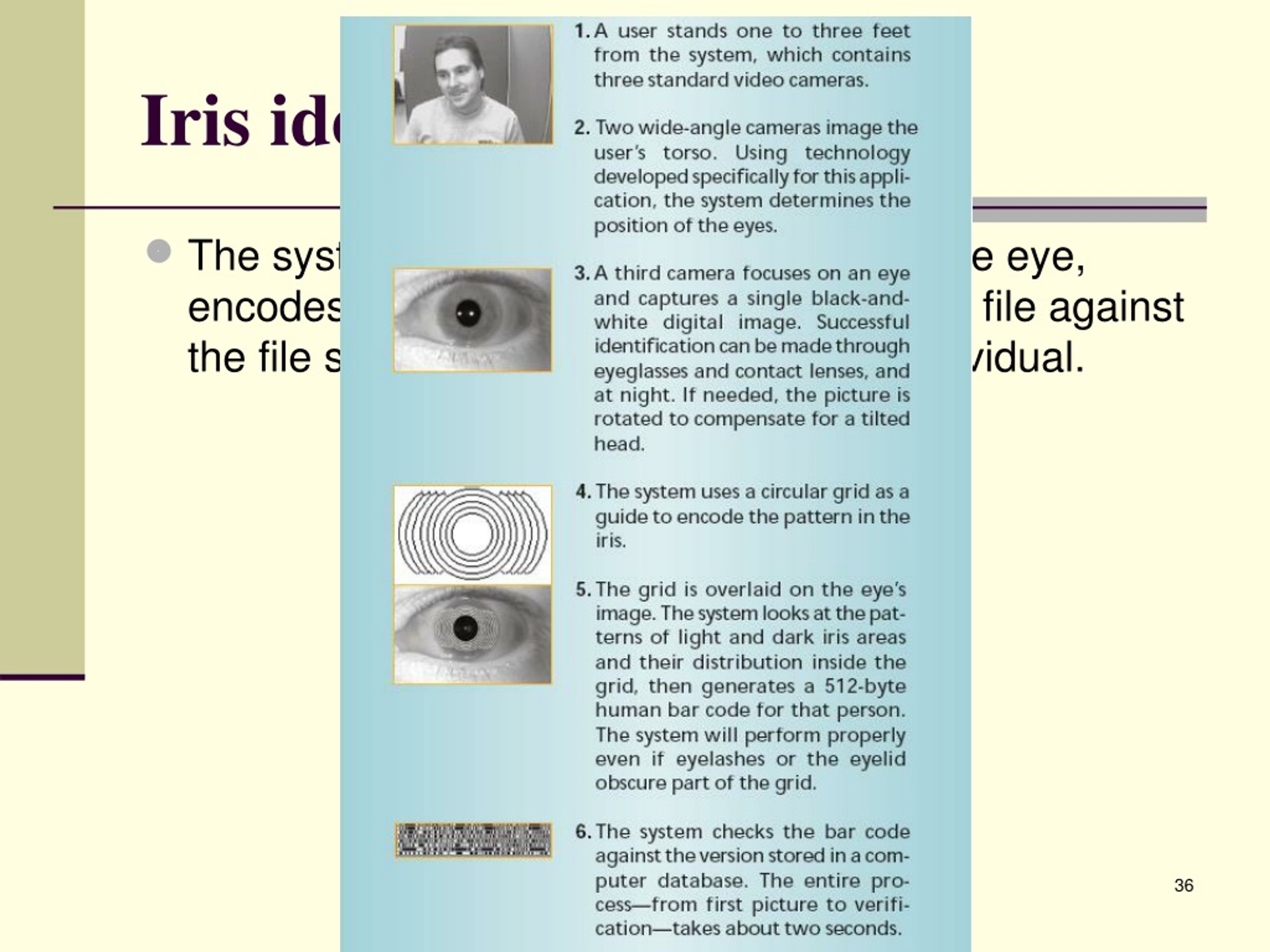 PPT Automated Iris Recognition Technology & Iris Biometric System PowerPoint Presentation ID