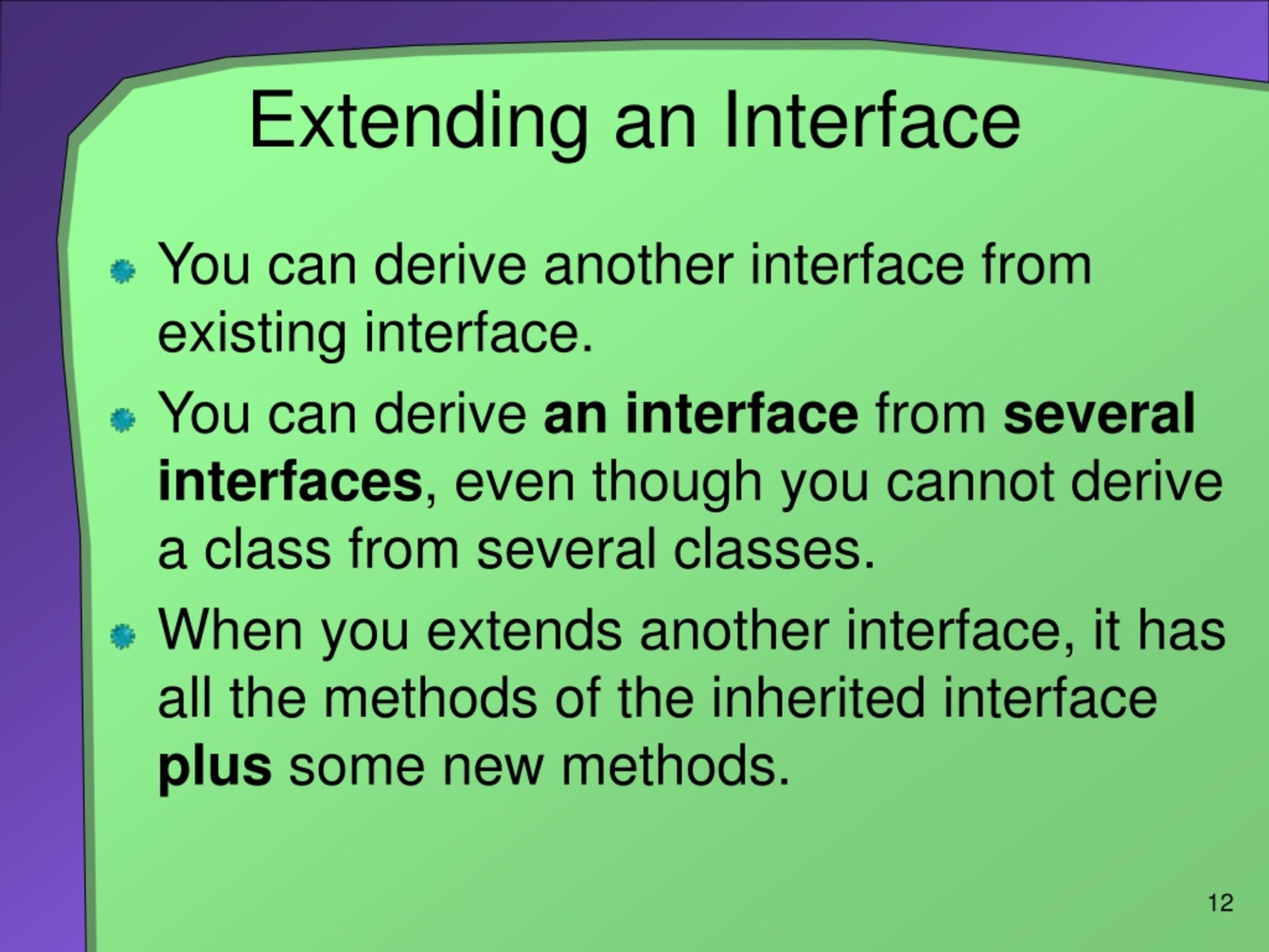 PPT Encapsulation and Java Interface PowerPoint Presentation, free download ID9125476