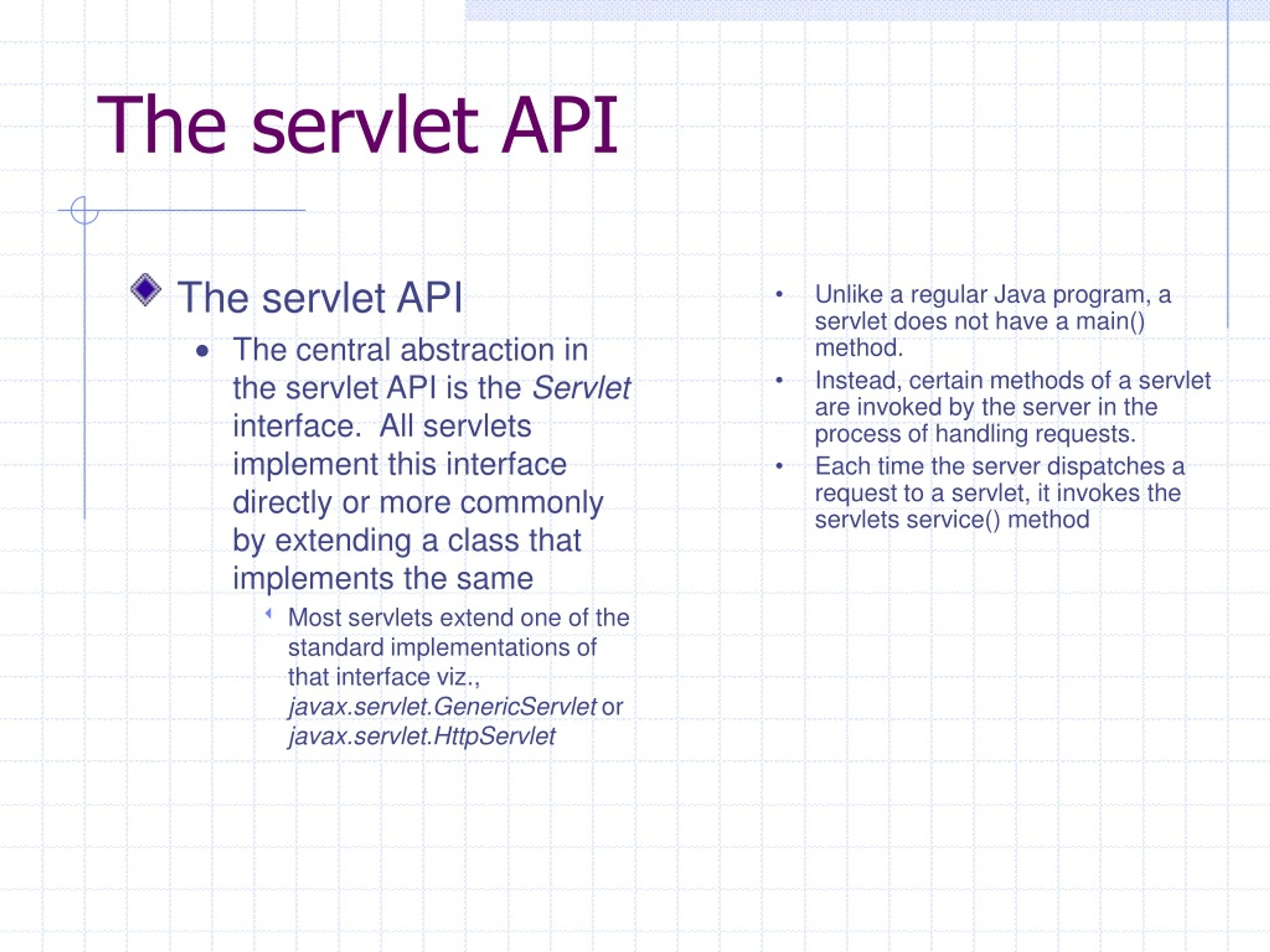 PPT JS (Java Servlets) PowerPoint Presentation, free download ID